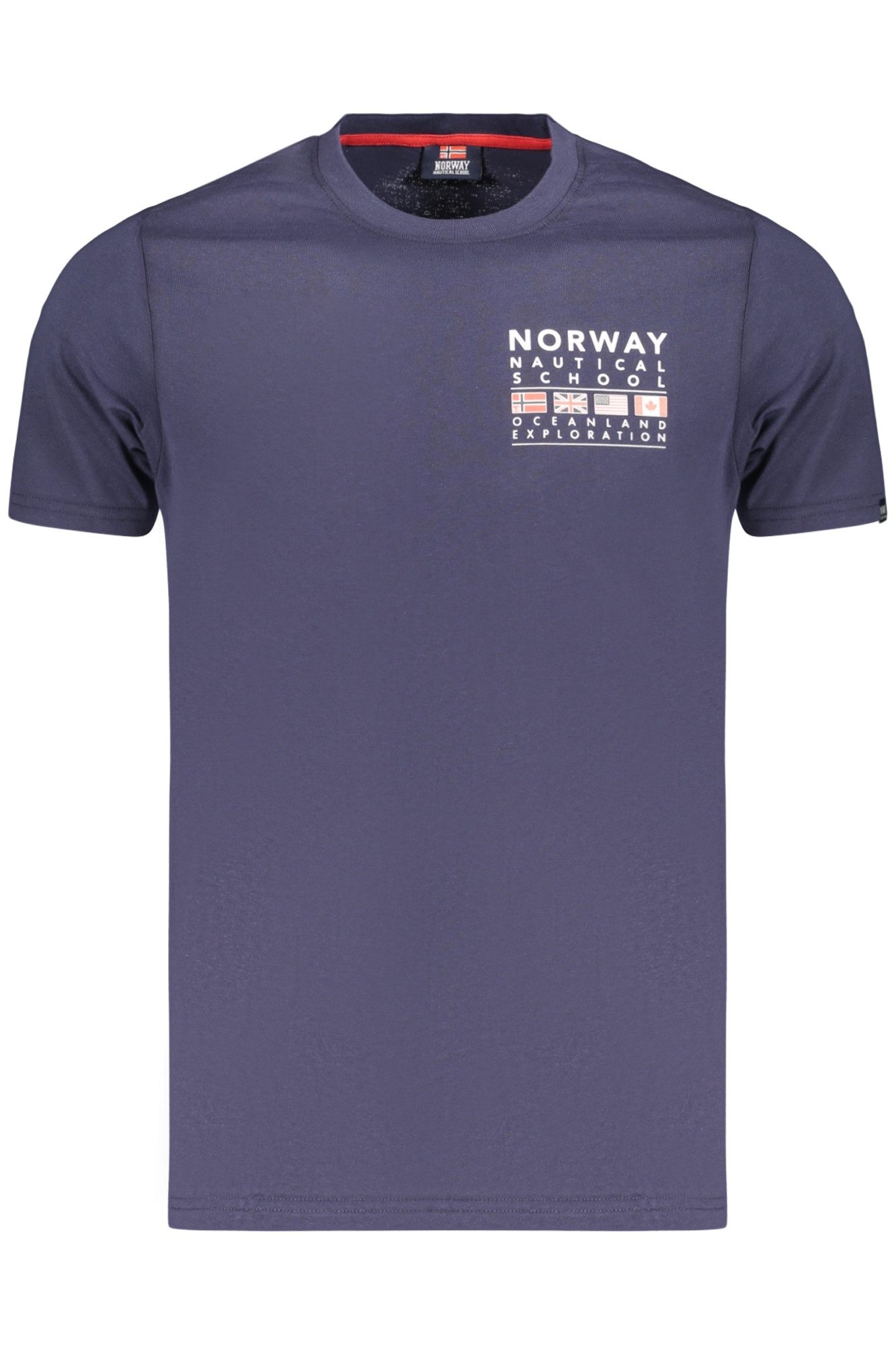 NORWAY 1963 T-Shirt Herren Kurzarm T-Shirt Blau mit Druck und