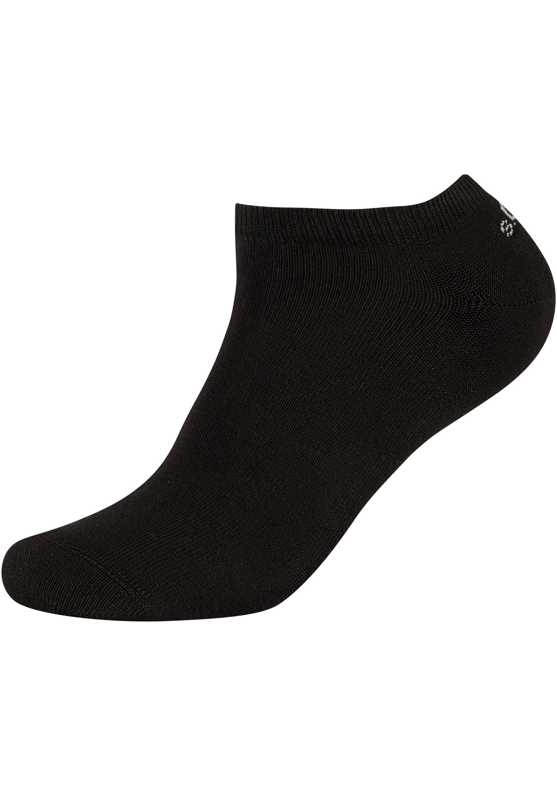schwarz Socken Sneakersocken (Packung, Bund 6-Paar) mit weichem s.Oliver