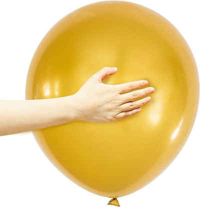Matissa & Dad Lampion 20er Pack 45 cm Latex Luftballons für allgemeine Partydekoration, Durchmesser: 45 cm