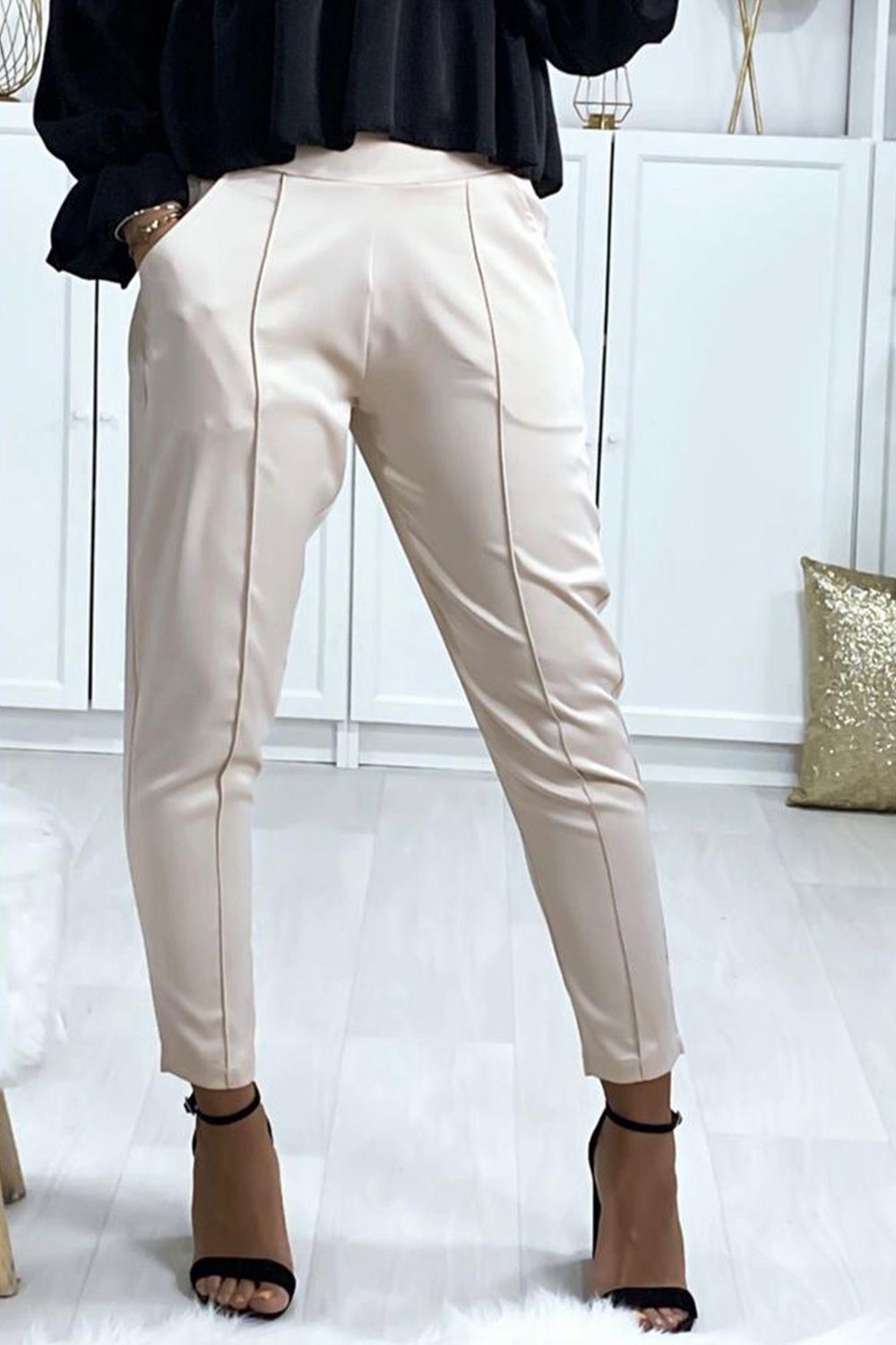 Egomaxx Stoffhose Poptrash Pants lockere Silk günstig online kaufen