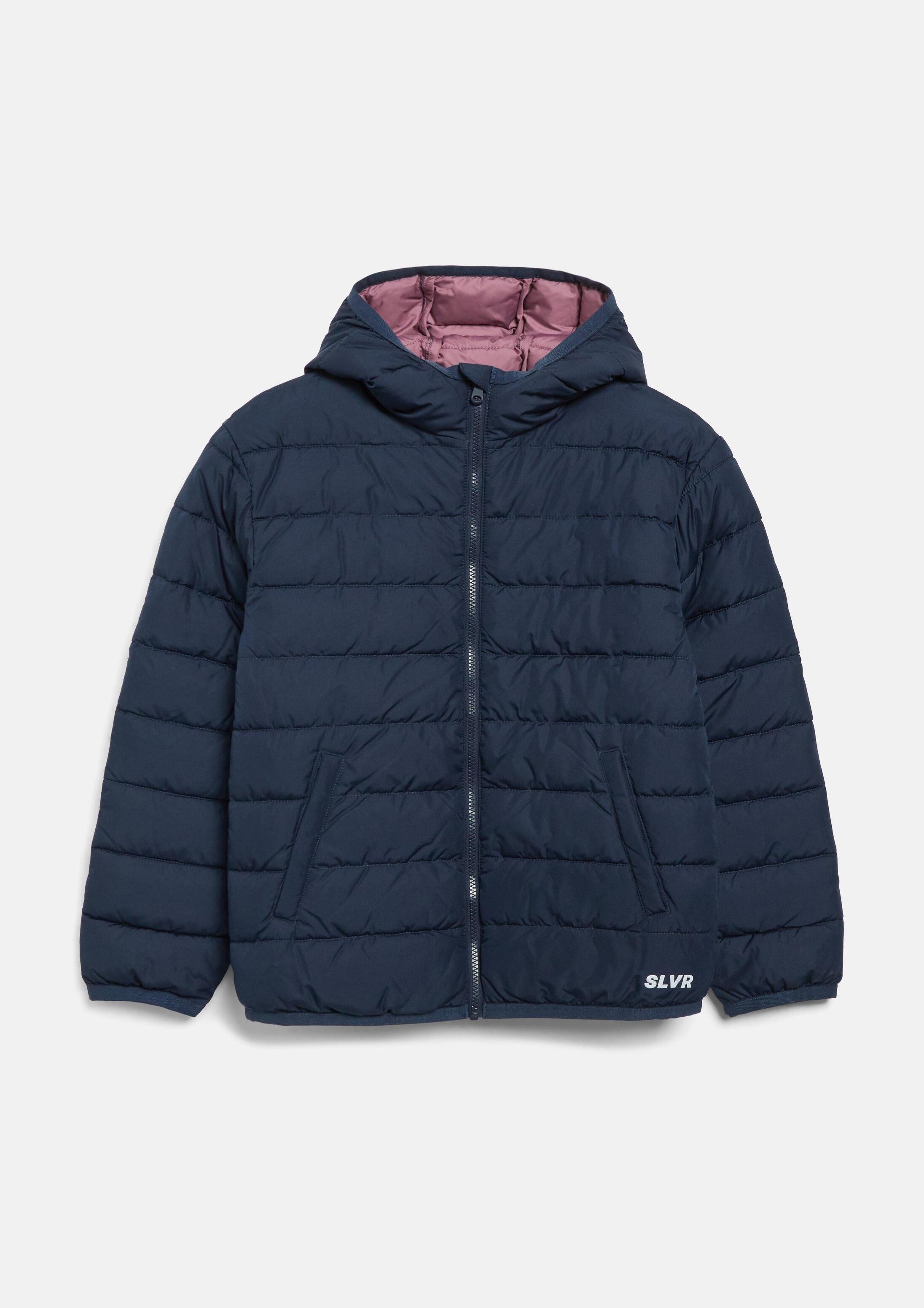 s.Oliver Funktionsjacke Outdoor-Jacke Wetterfeste Unisex Oversize-Jacke mit leichter Wattierung