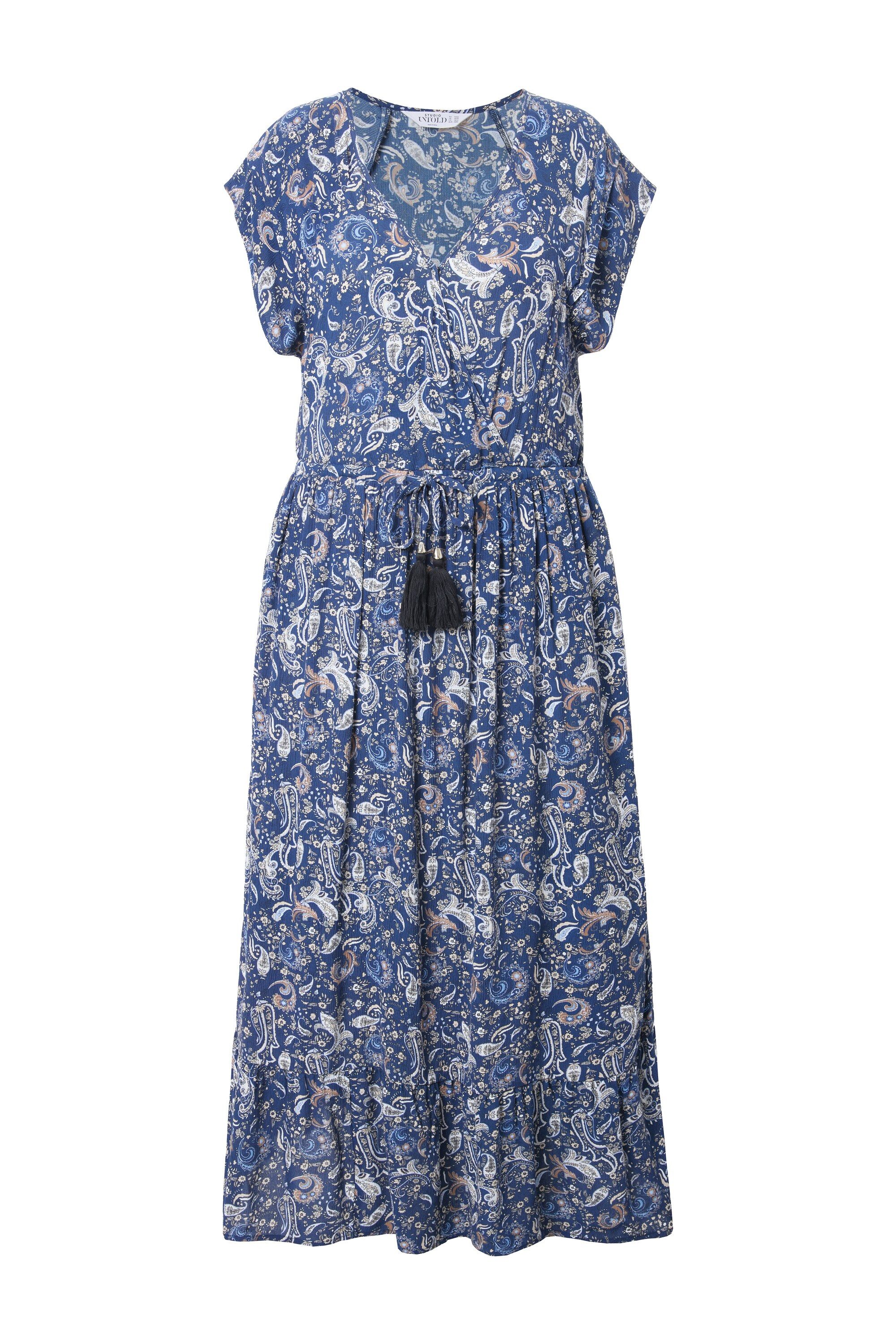 Studio Untold Maxikleid Maxikleid Bindeband Paisleyprint günstig online kaufen