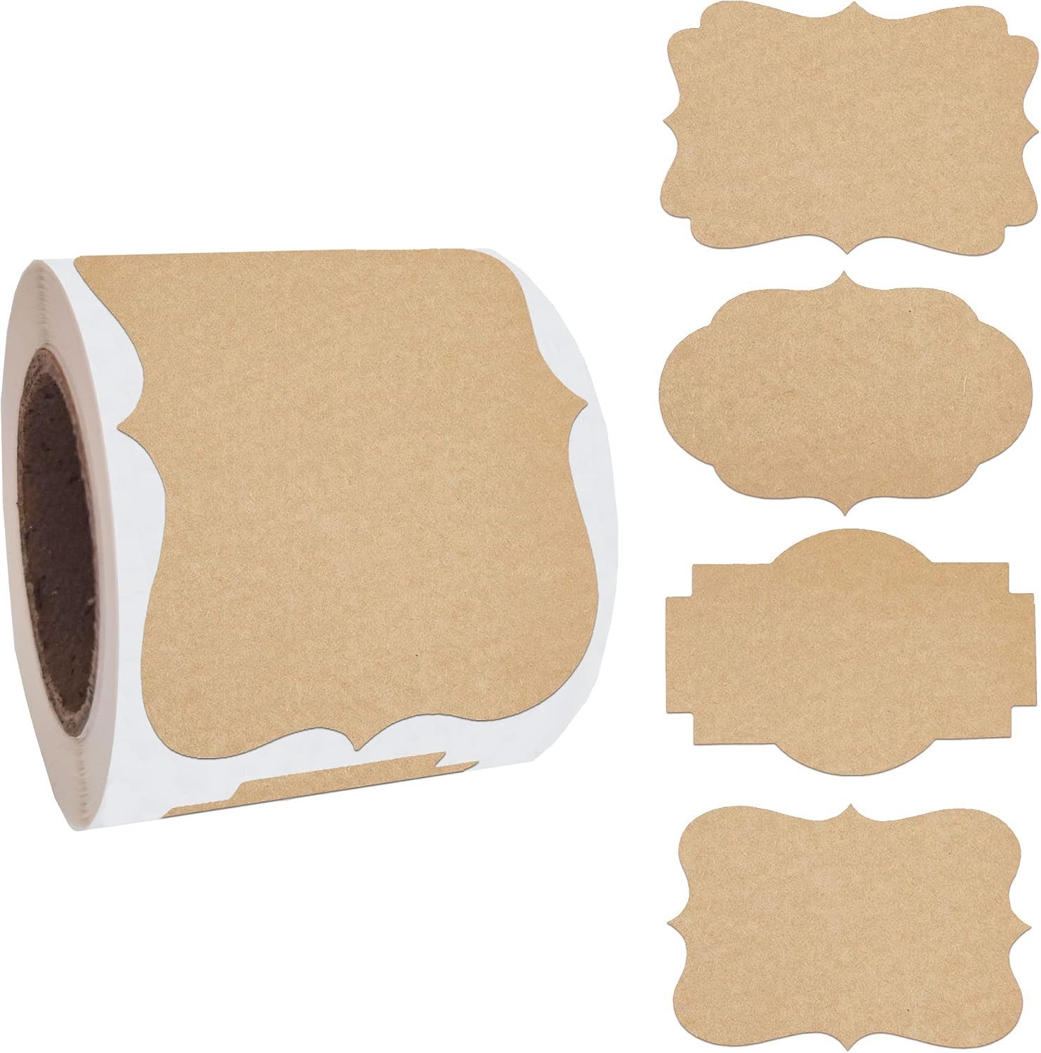 FELIXLEO Etiketten 200 Kraft Etiketten 2x3 Zoll