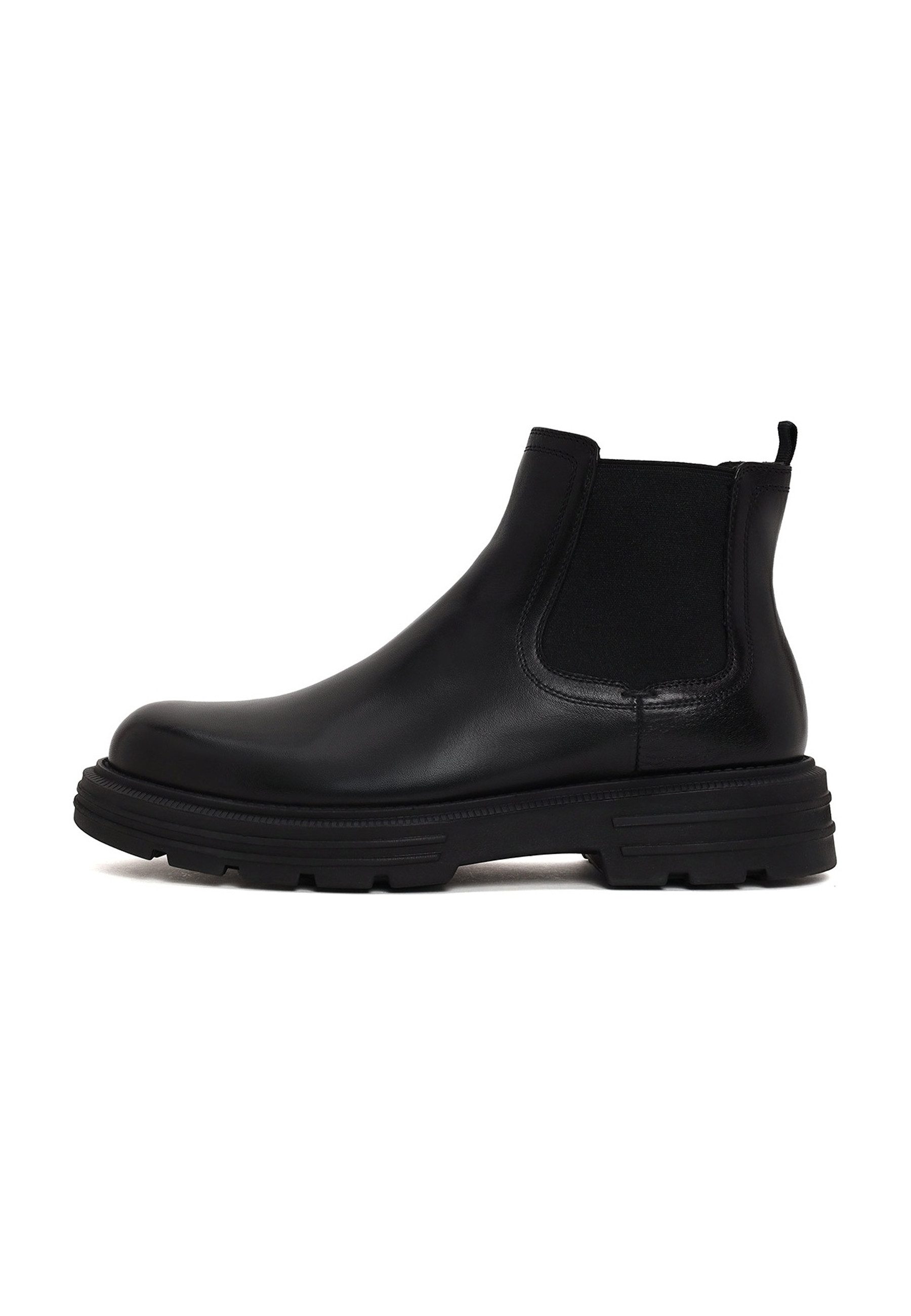 Derimod Chelsea Boots Aus Echtem Leder Chelseaboots Echtes Leder, EVA-Sohle, Schlupfdesign, Chelsea-Stil