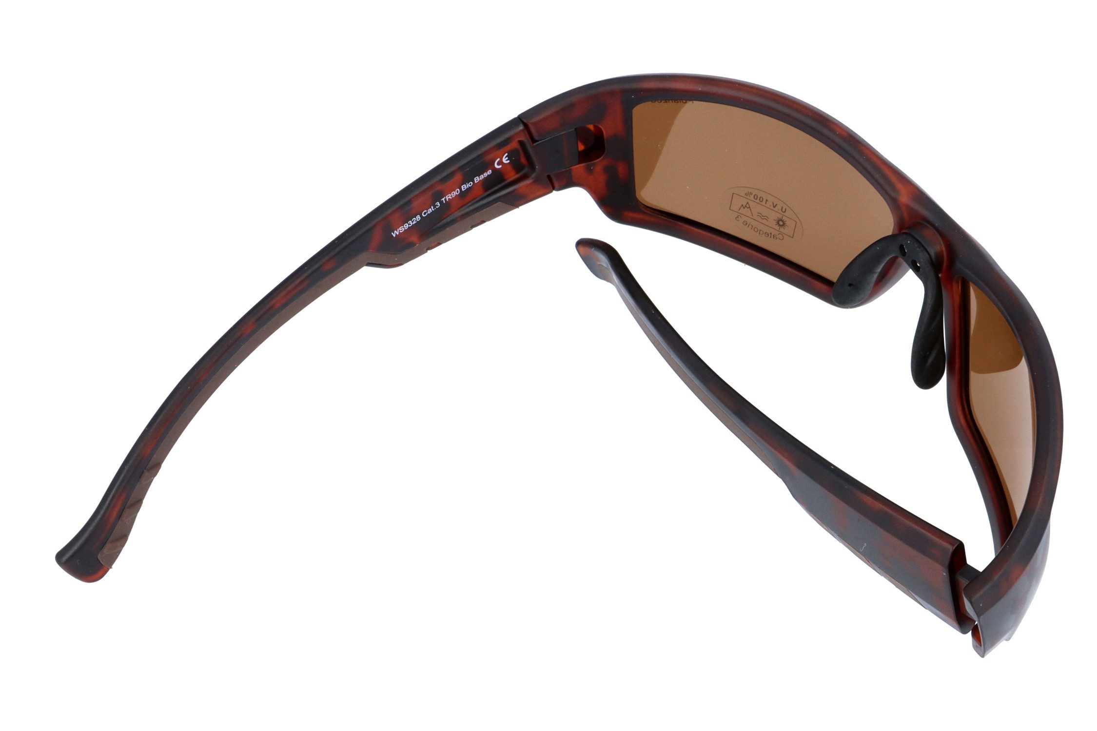 Gamswild Sonnenbrille UV400 Sonnenbrille Skibrille Fahrradbrille TR90, polarisiert Damen Herren Modell WS9328 in braun, schwarz