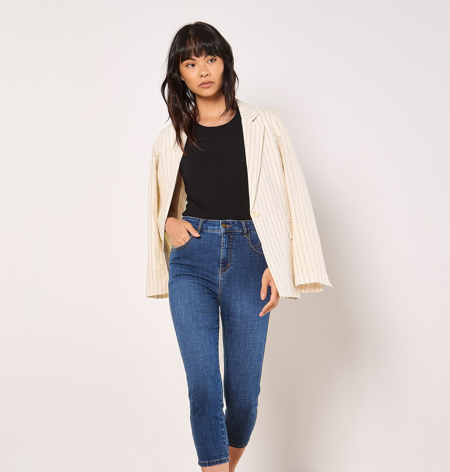 Apricot Caprijeans Sara Jeans, in Stretchware günstig online kaufen