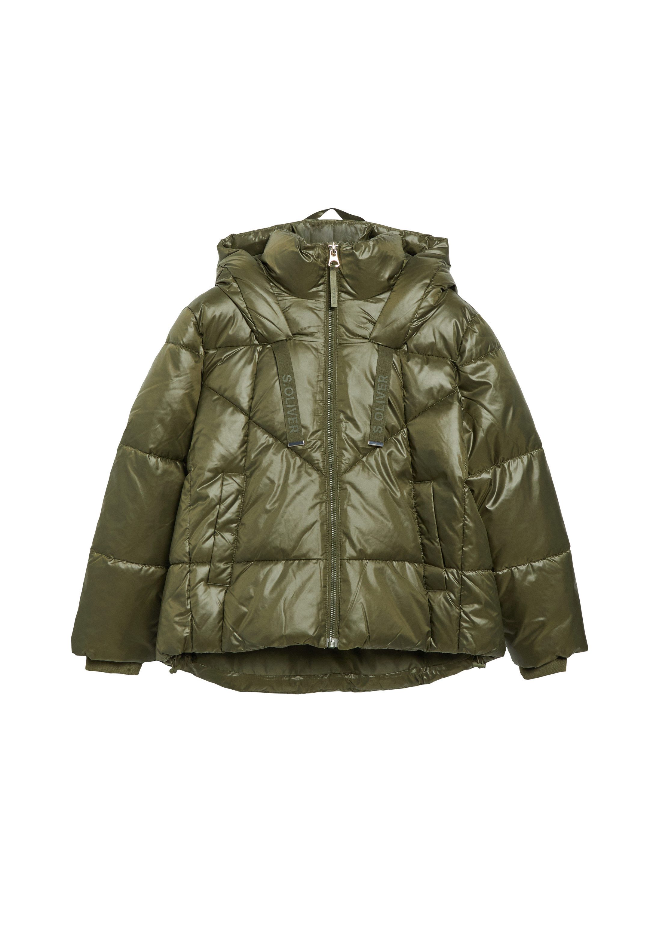 s.Oliver Winterjacke Outdoor-Jacke Pufferjacke in glänzender Optik – Bild 2 von 5