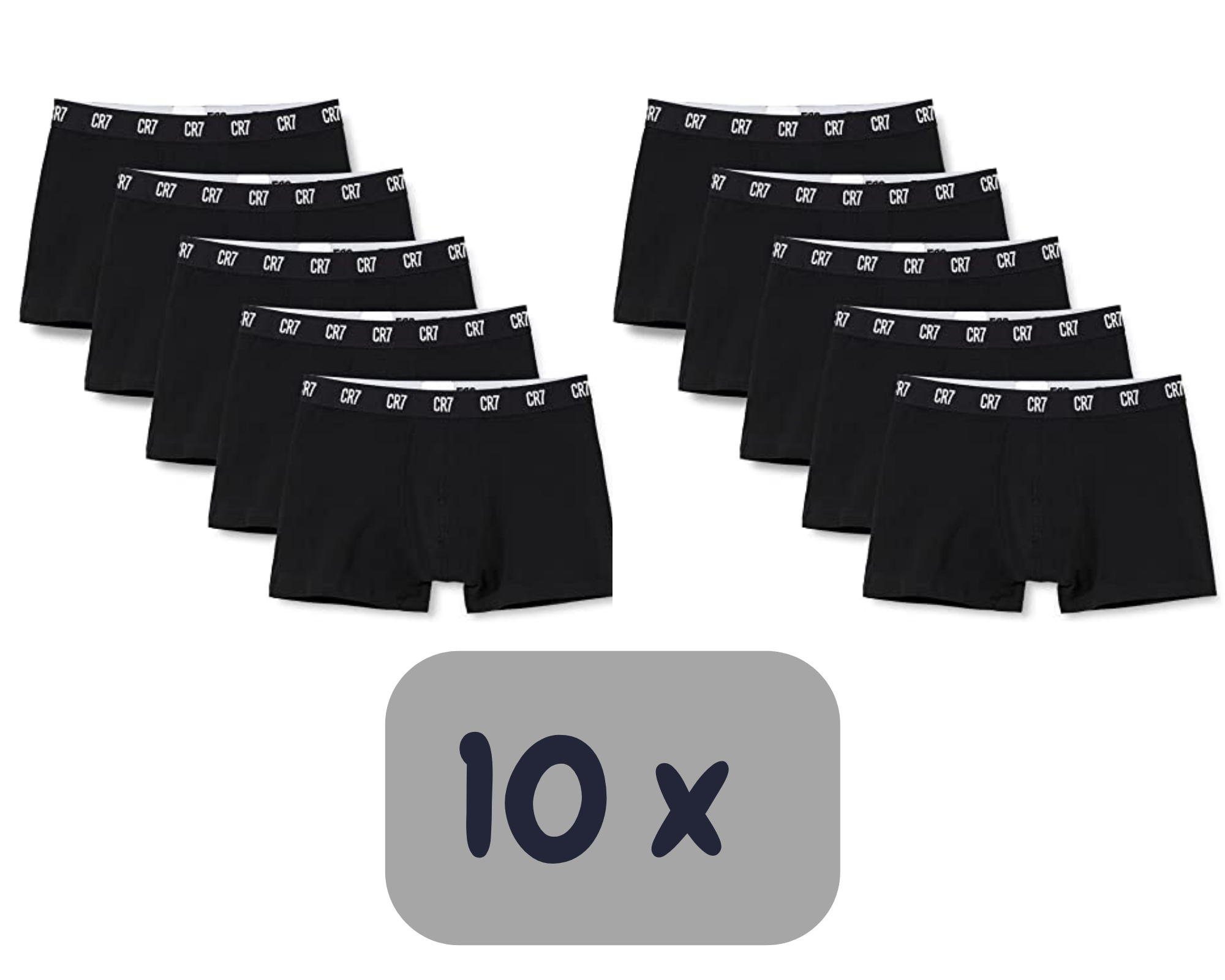 Basic Pack Herren 10 10er Boxershorts - (10-St., Pack) er CR7 Organic Trunk Boxershorts