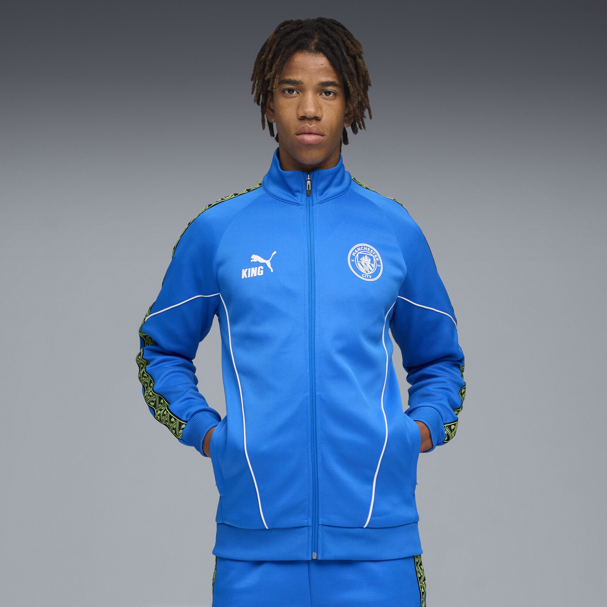 PUMA Sweatjacke Manchester City KING Anthem Jacke Herren