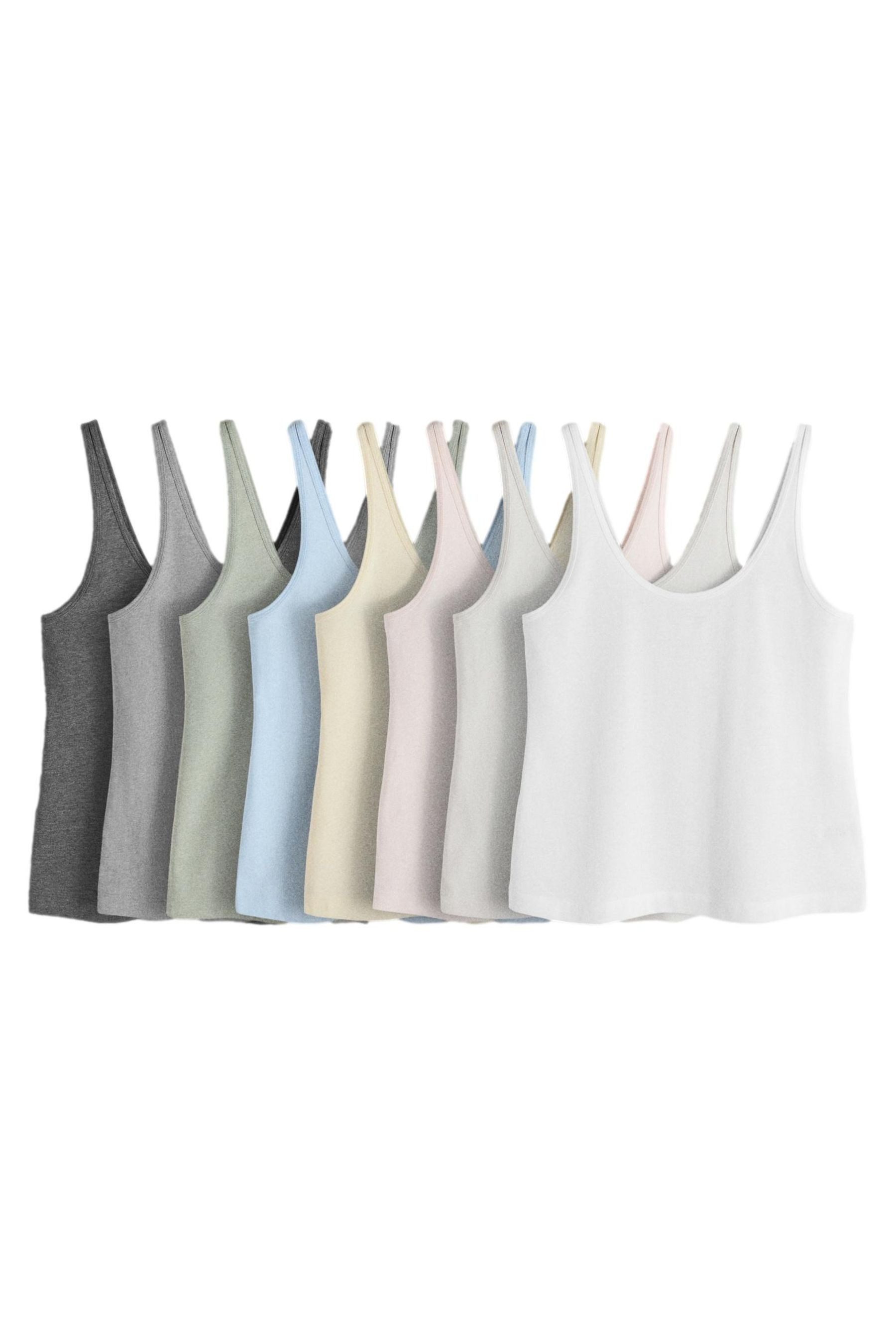The Set Trägertop The Set Essential Trägertops, 8er-Pack (8-tlg)