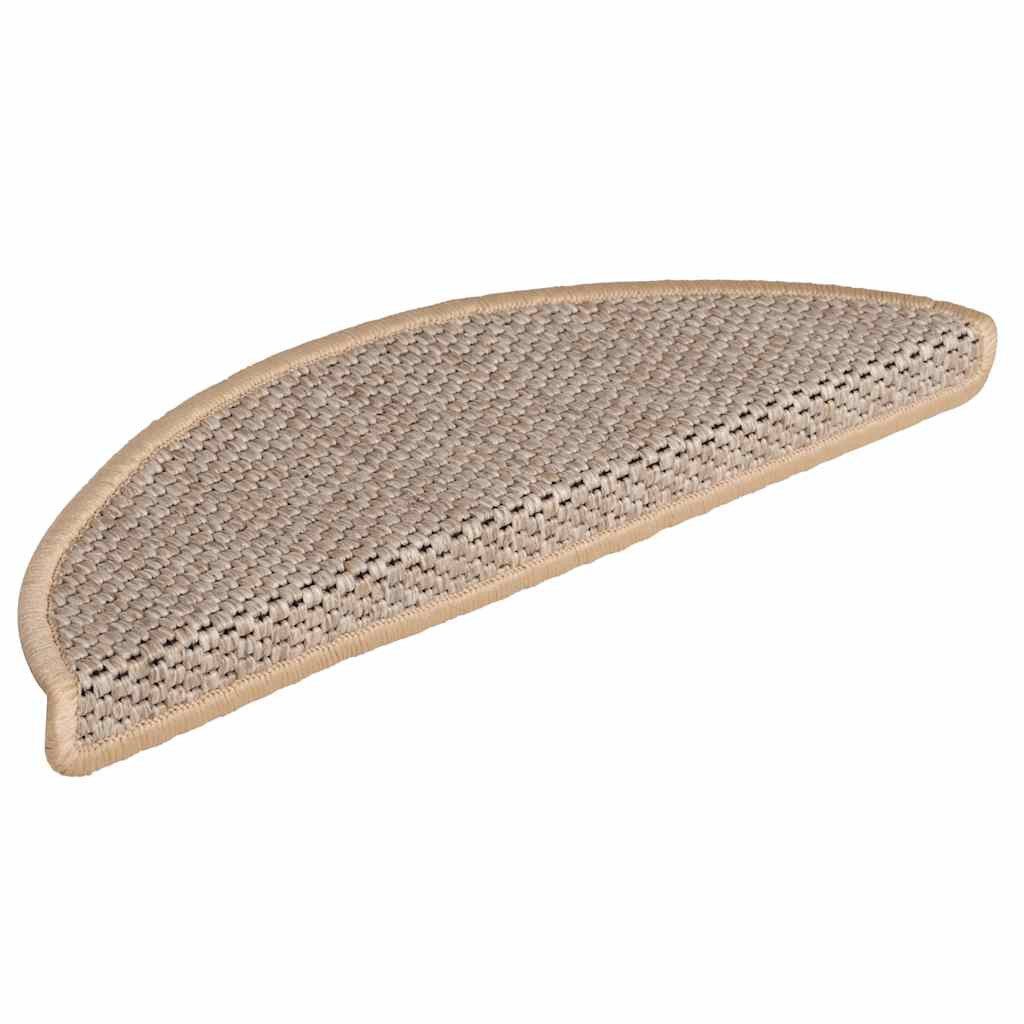 vidaXL Stufenmatte Stufenmatten Selbstklebend Sisal-Optik 30 Stk. 56x17x3 cm, Rechteckig, Höhe: 3 mm