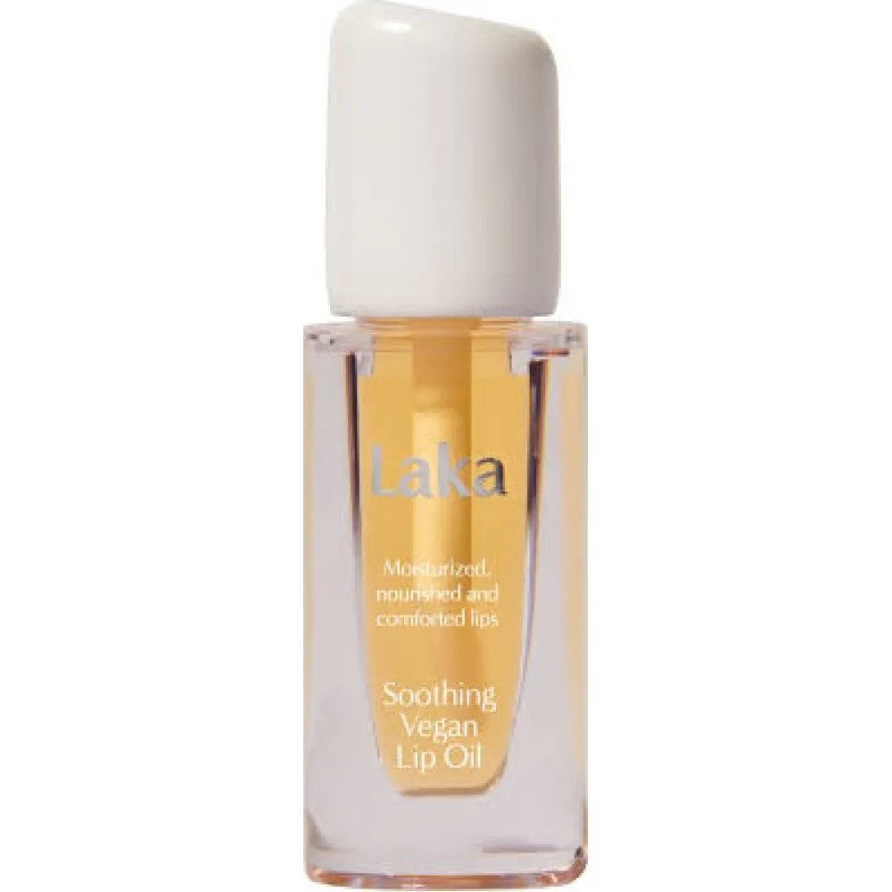 Laka Lippenpflegemittel Laka Beruhigendes Veganes Lippenöl (Pflegendes Gelb) 4,5 ml