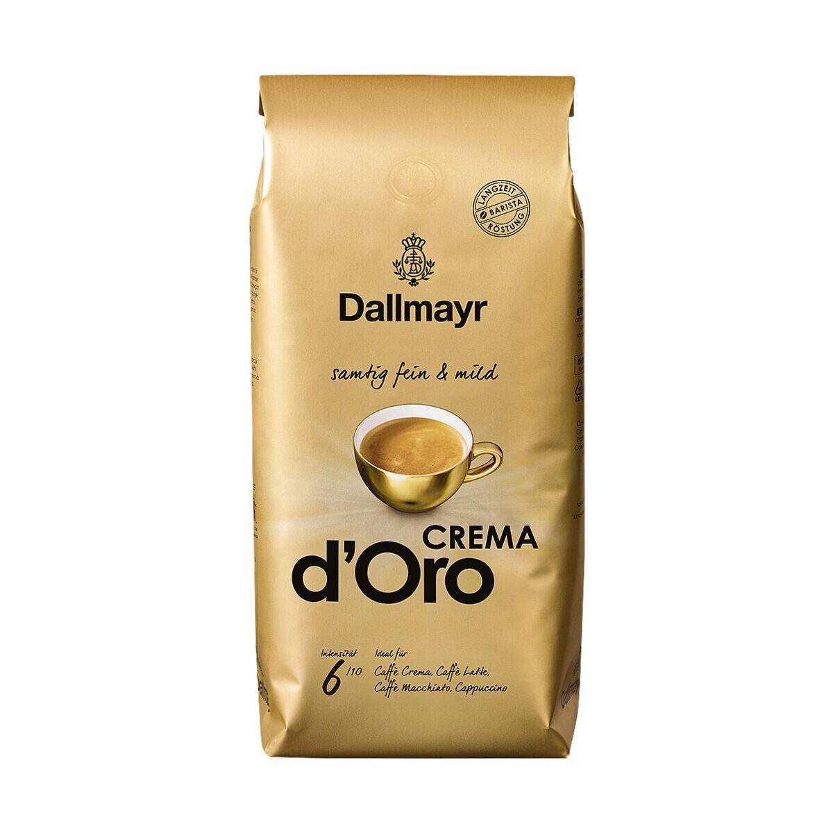 DALLMAYR Kaffee CREMA d'Oro, 1 kg, ganze Bohnen