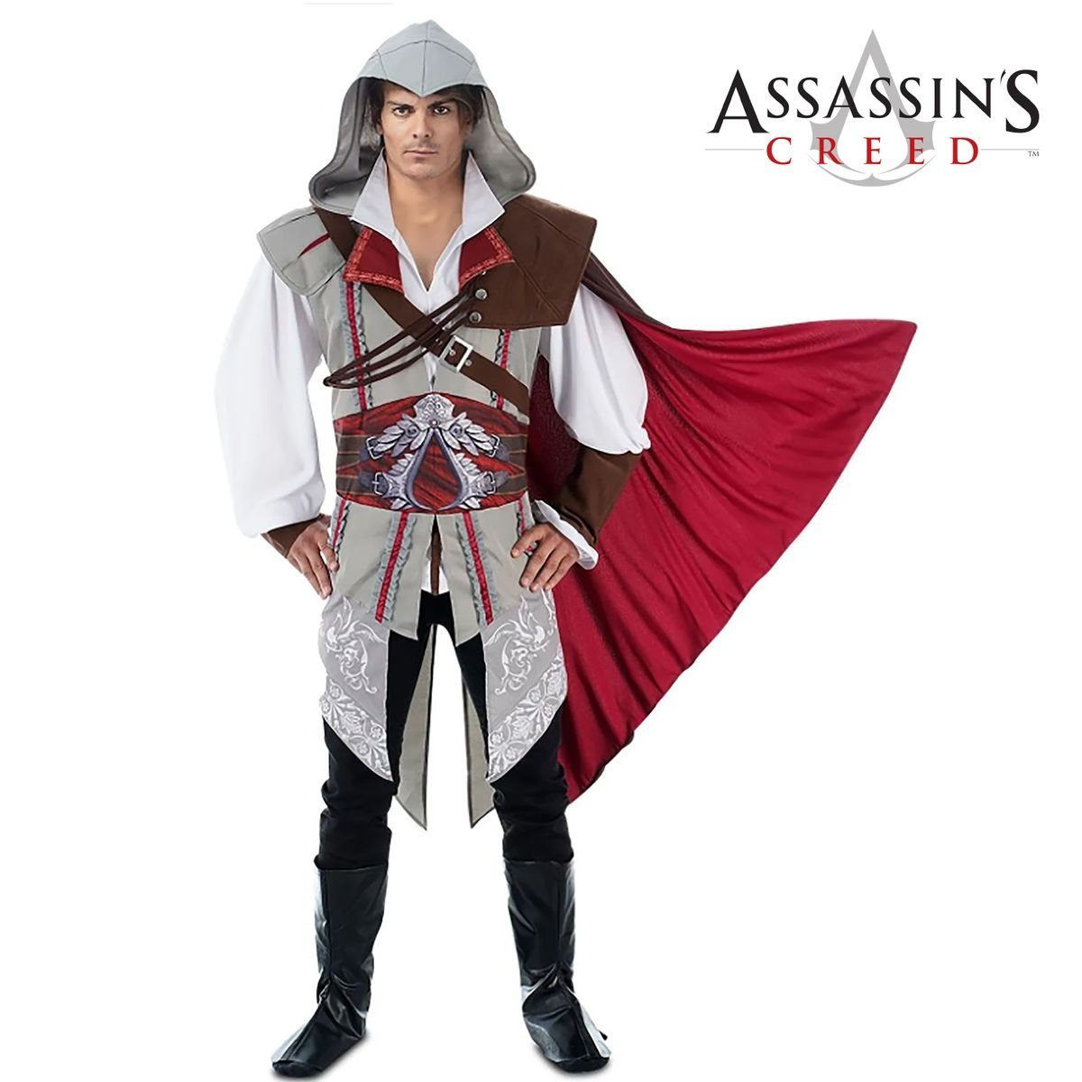 Kostüm Assassins Creed Ezio für Herren - Deluxe