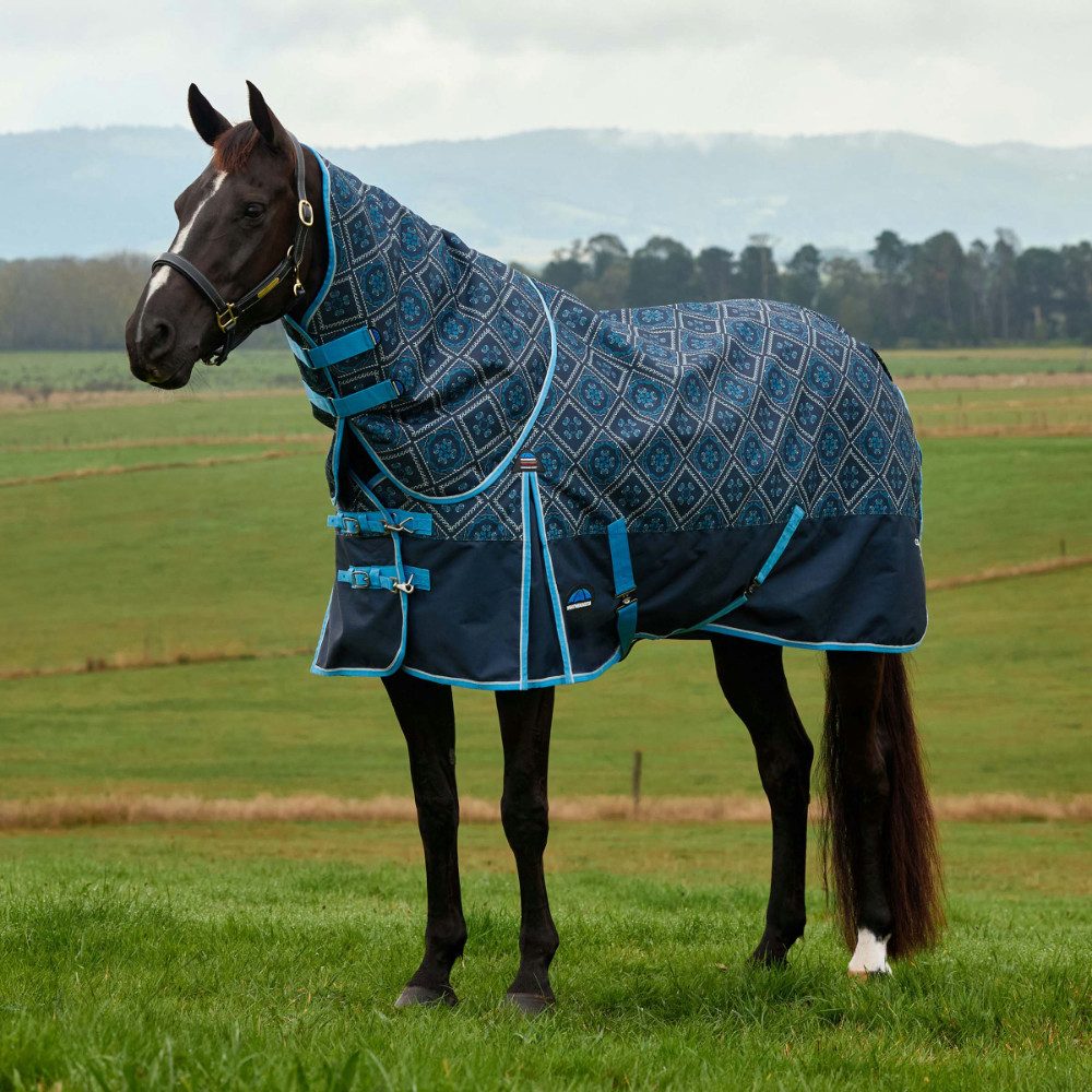 WeatherBeeta Pferde-Thermodecke Weatherbeeta Comfitec Heritage Turnout Detach-A-Neck 220g