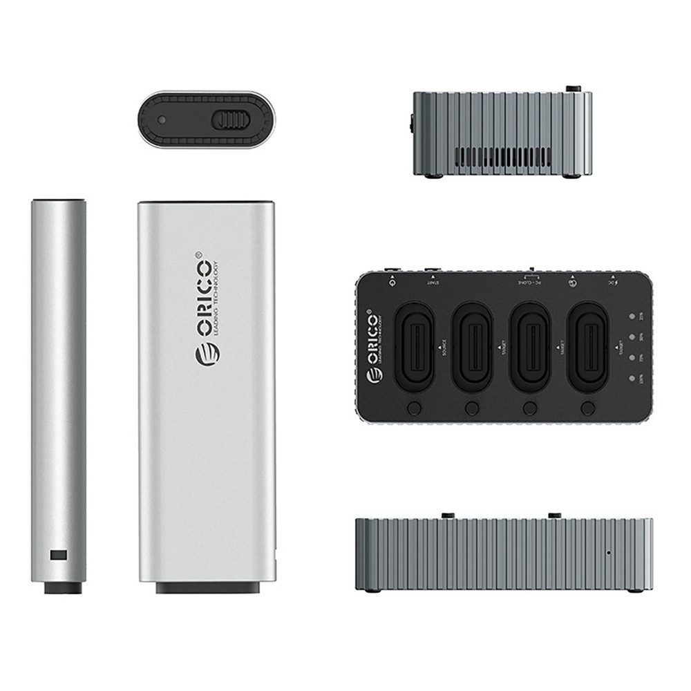 ORICO Festplatten-Dockingstation Orico IT48N-C 4-Disk Dockingstation NVMe Klon