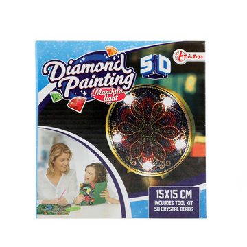 Toi-Toys Dekolicht DIY - Diamantlampe - Mandala (5D)