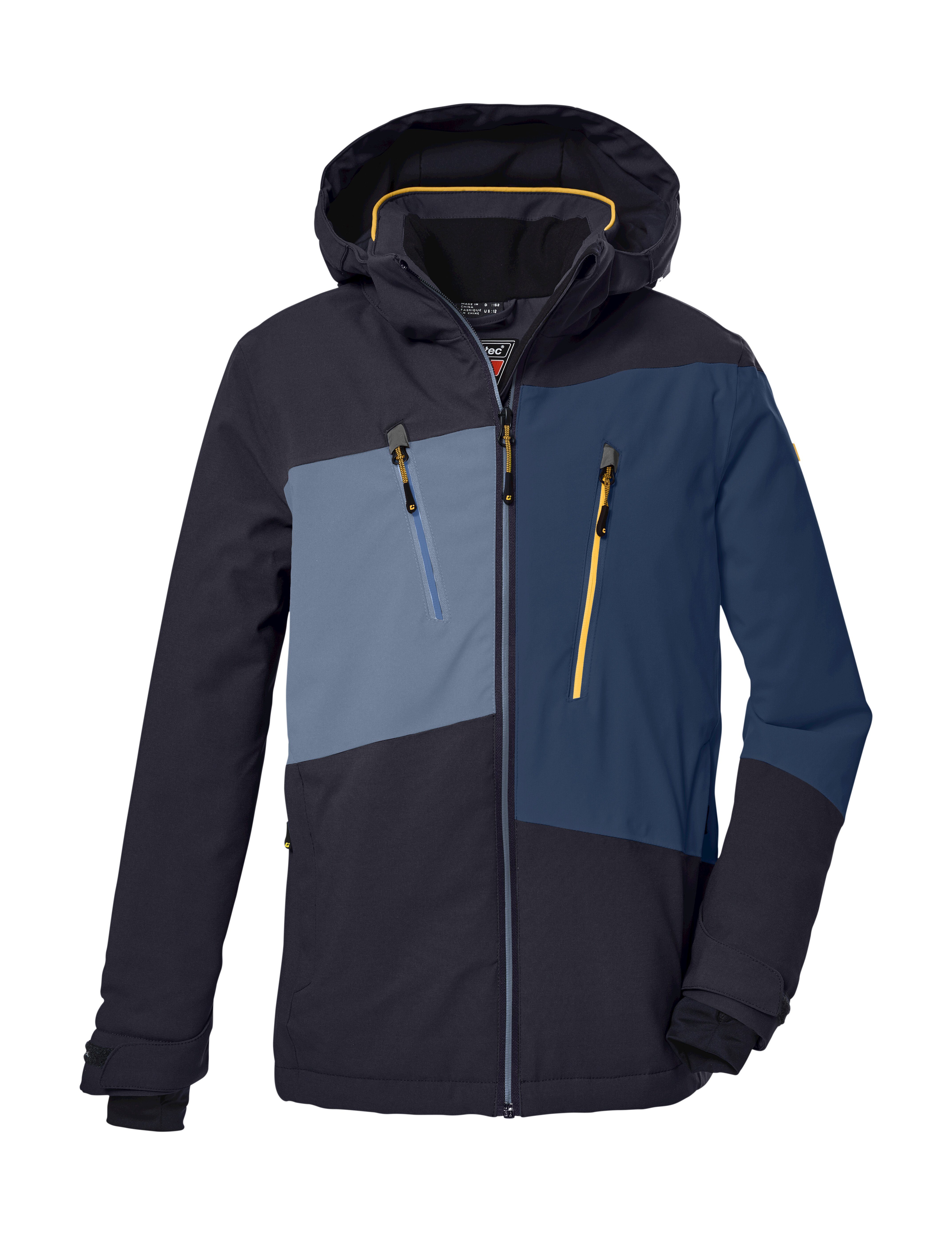 Killtec Skijacke KSW 174 BYS SKI JCKT Wasser- und winddichte Skijacke mit abnehmbarer Kapuze und Schneefang