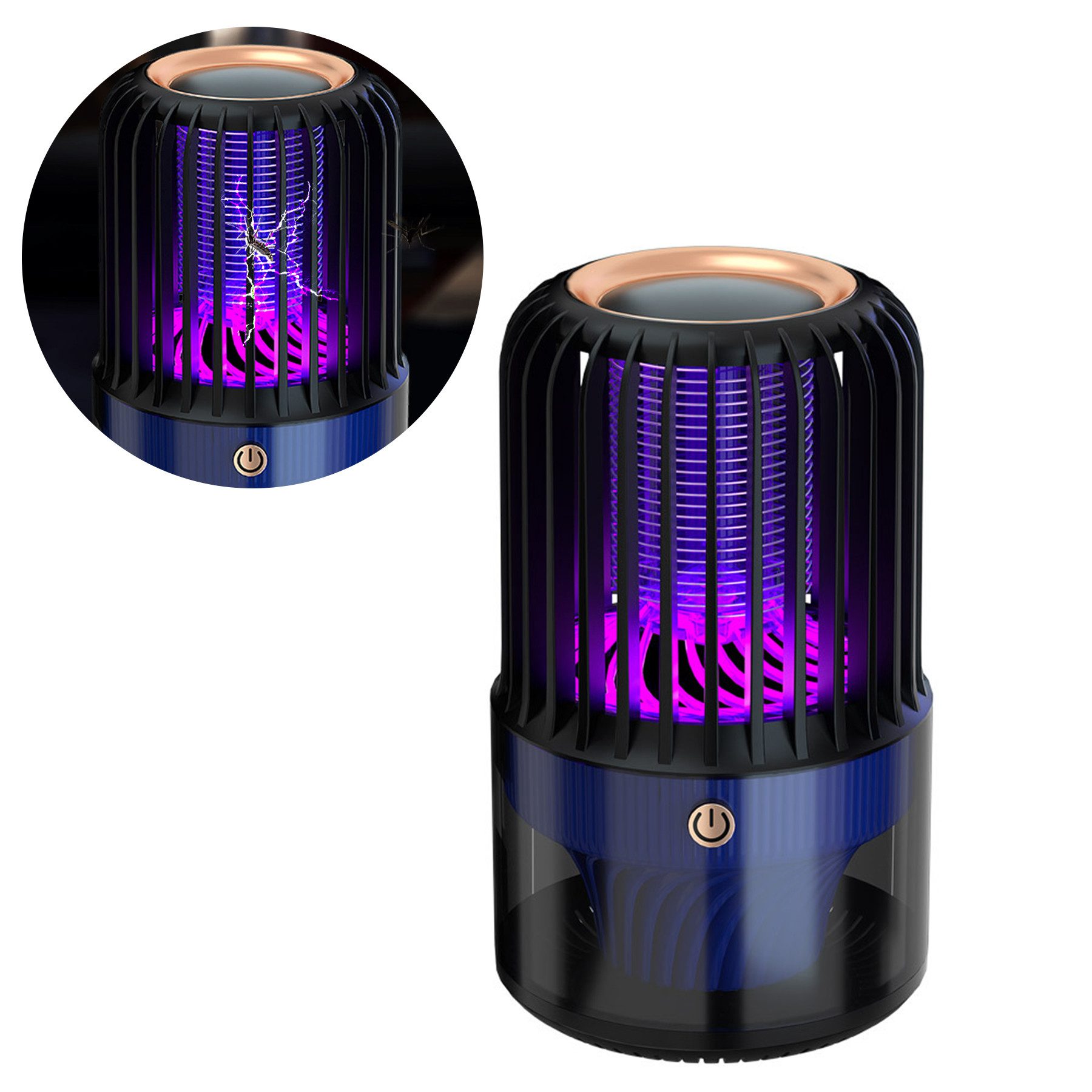 Senmudi Insektenvernichter 2 IN 1 Insektenvernichter Insektenfalle Moskito Killer,mit UV-Lampe, für Schlafzimmer Camping Garten Innen Aussen Mücken,Motten,Fliege