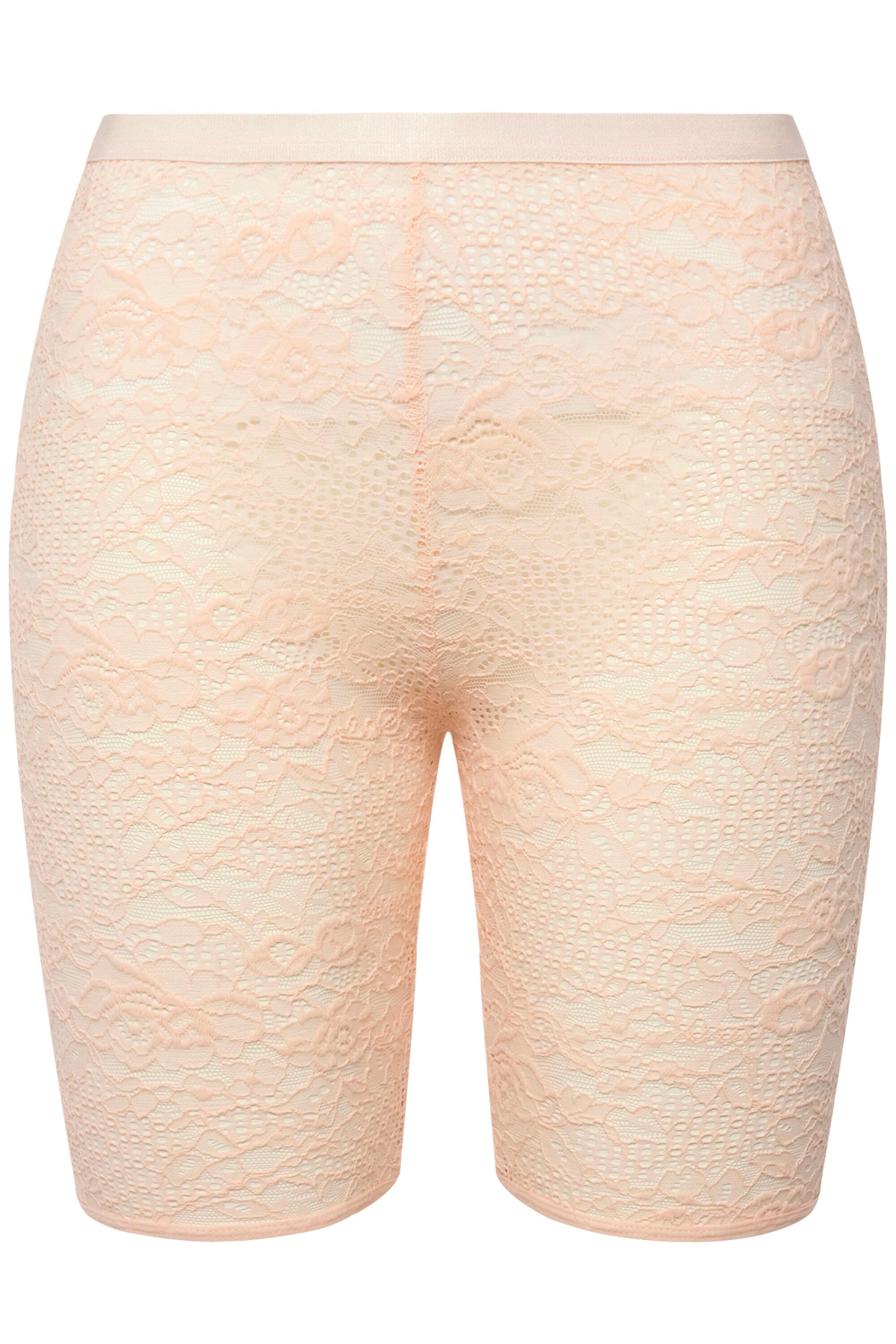 Ulla Popken Feinstrumpfhose Strumpf-Radler Vollspitze transparent günstig online kaufen