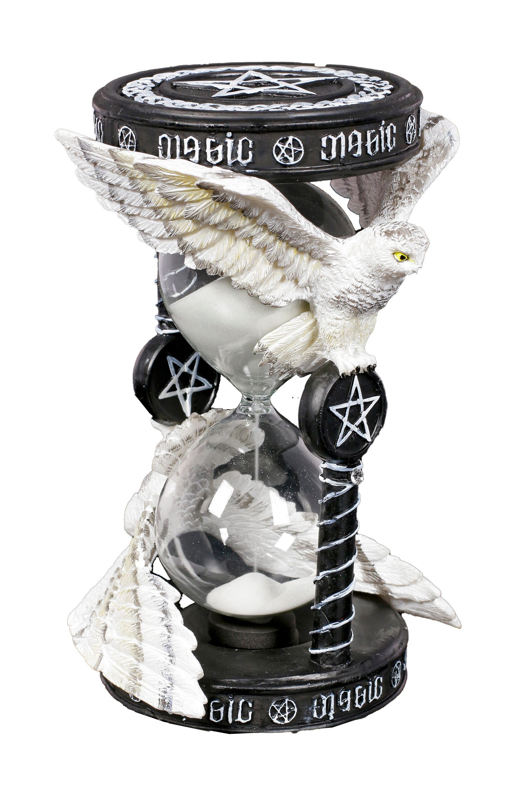 Sanduhr Eulen Sanduhr - Magical Owl by Anne Stoke - Fantasy Dekoration