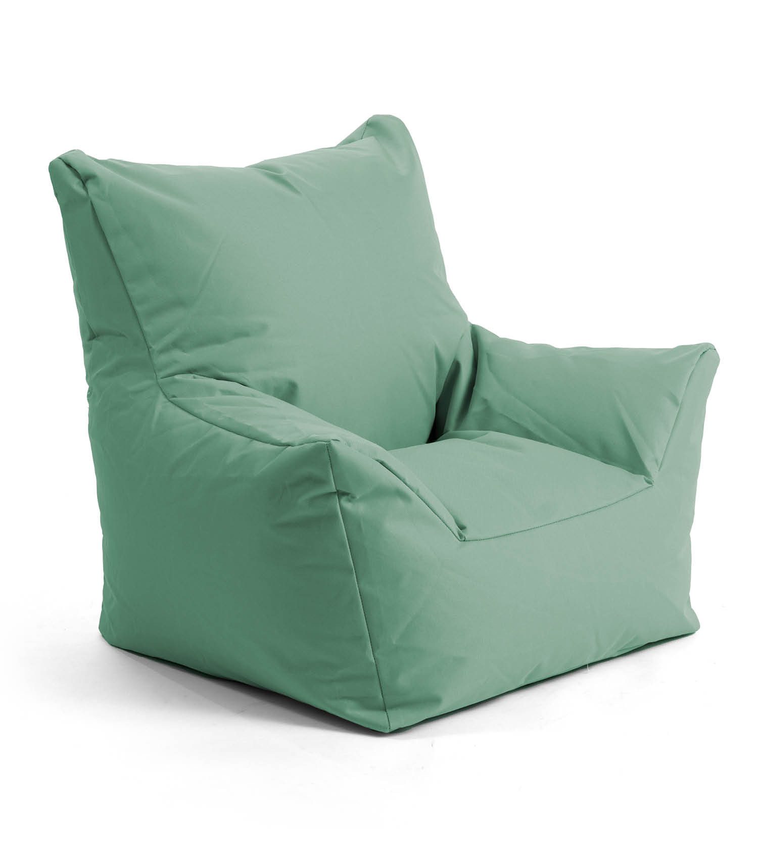 mokebo Kindersessel Der Pausenheld (aus wasserabweisenden Stoff Grün), Kinder Sitzsack, Lesesessel, Bodenkissen fürs Kinderzimmer