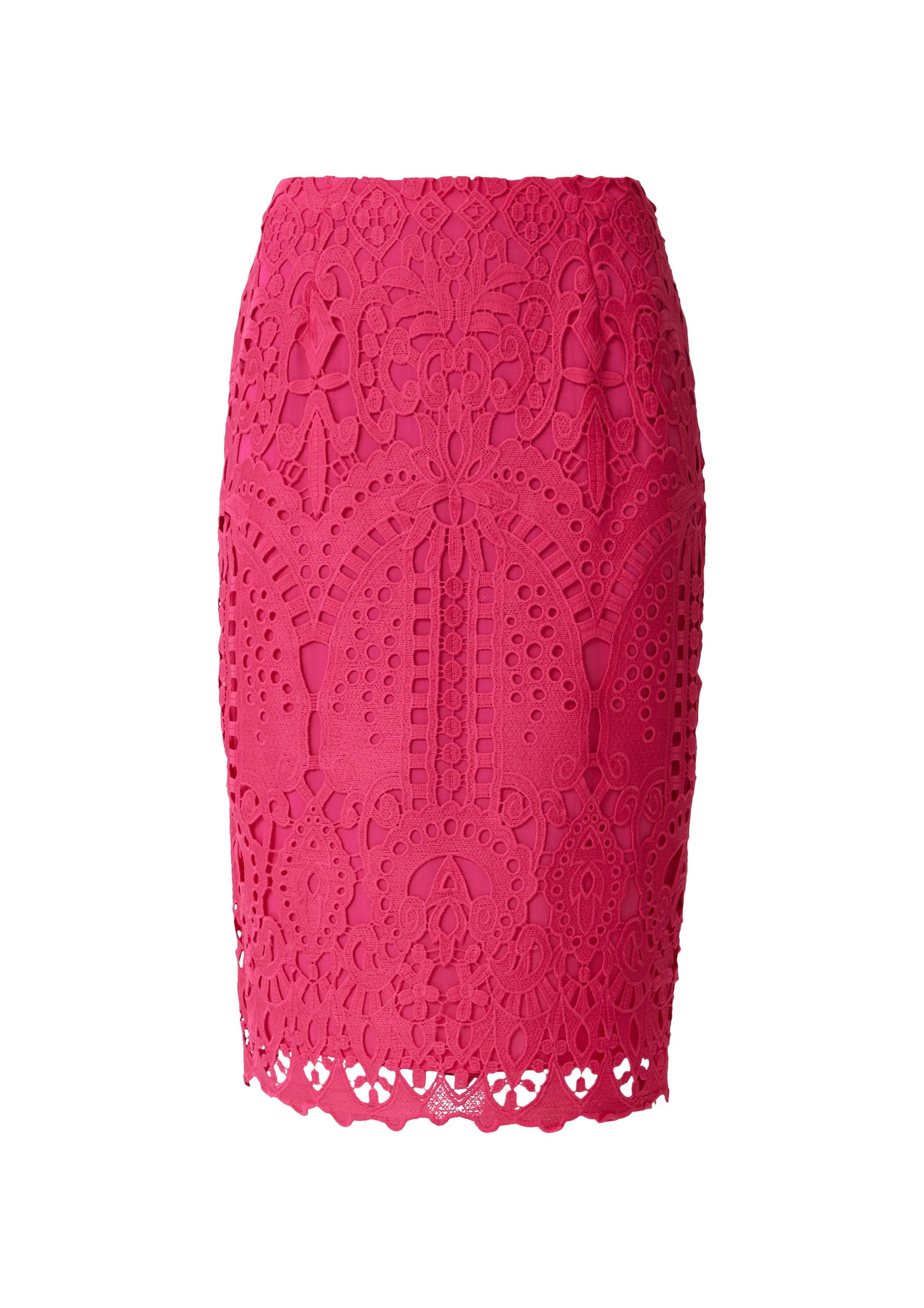 Midirock Rock aus grober Broderie Anglaise