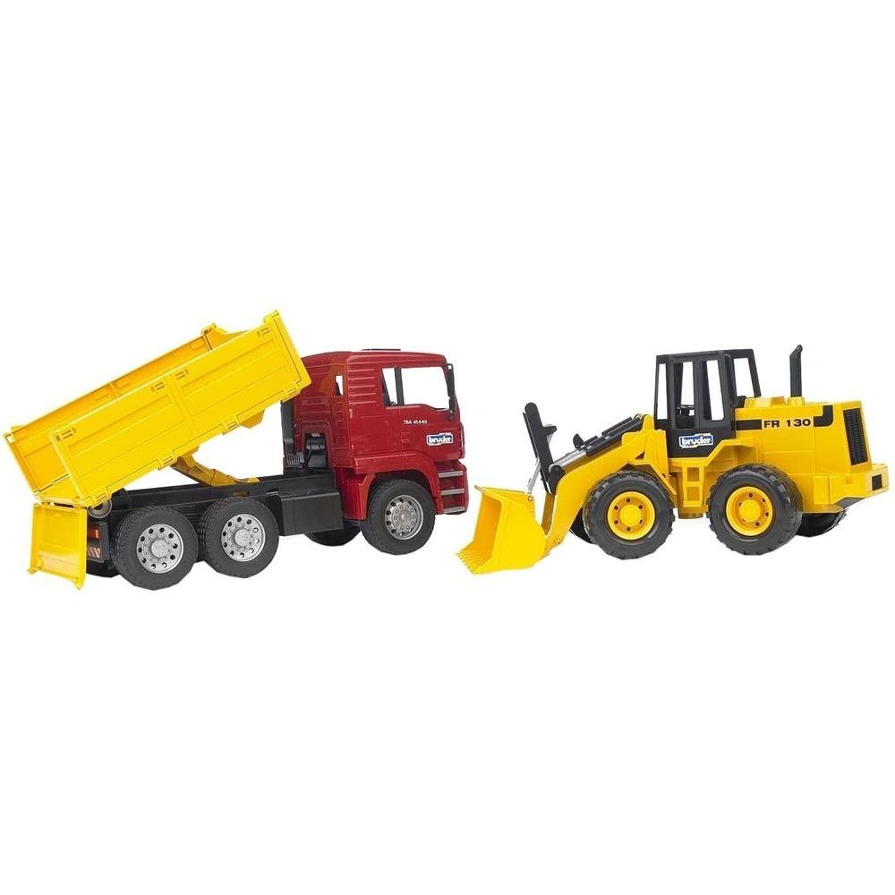 Gelenkradlader MAN 02752 Spielzeug-Baumaschine Bruder® Kipplastwagen FR130 TGA mit
