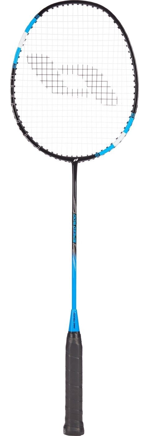 Badmintonschläger Badminton-Schläger SPEED 500 schwarz/blau