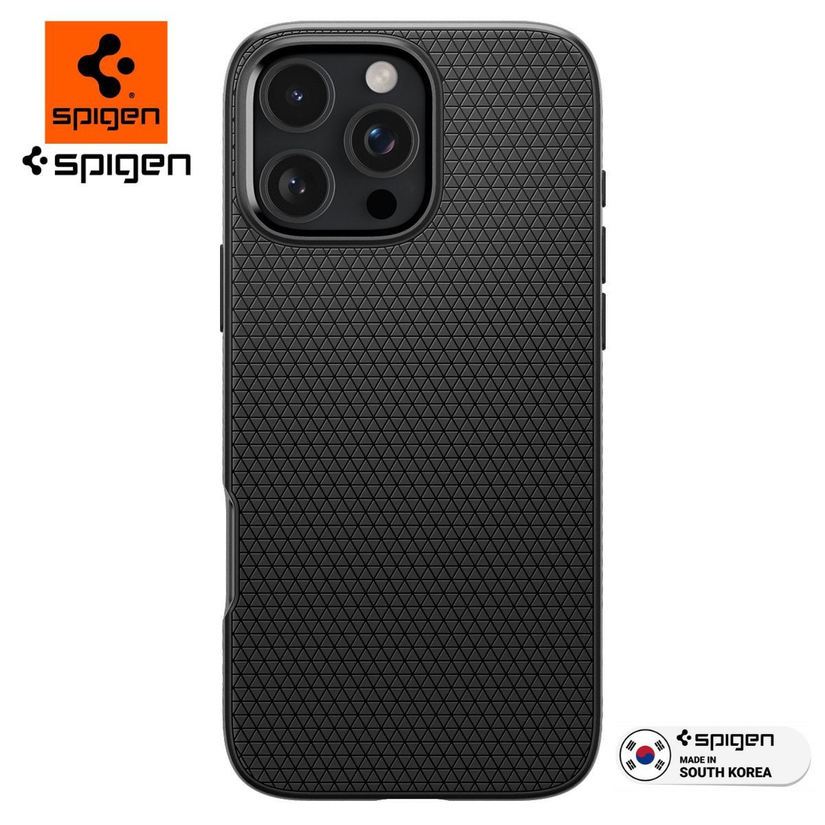 Spigen Handyhülle Hülle für iPhone 16 Pro Schutzhülle Robust Hülle Etui Futeral, 360-Grad Schutz, Kabelloses Laden, Robust, Schocksicher, Waschbar