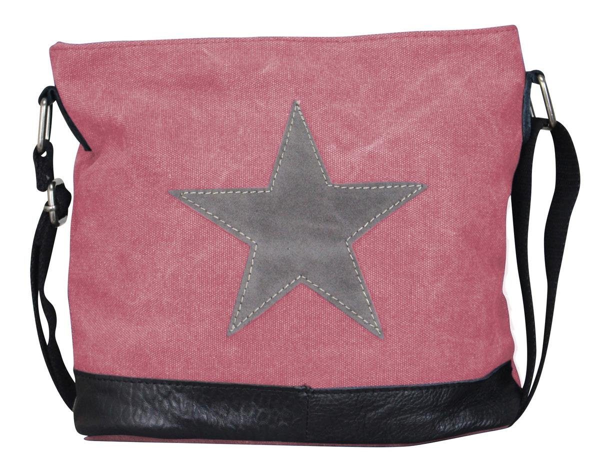 LOREZA Umhängetasche Stern Damen Umhängetasche Canvas günstig online kaufen