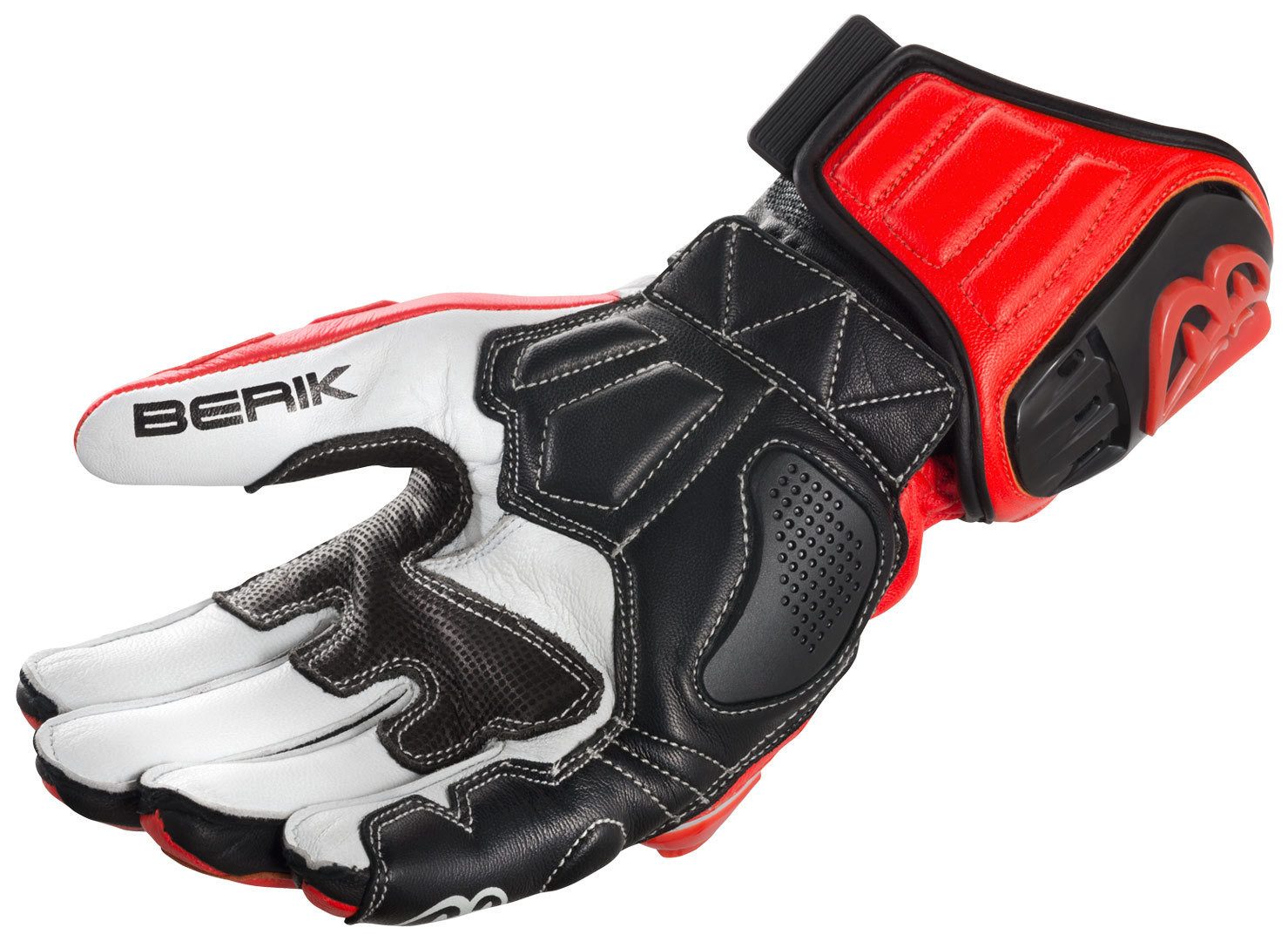 Berik Motorradhandschuhe Track Plus Motorradhandschuhe protektoren weitenverstellbar