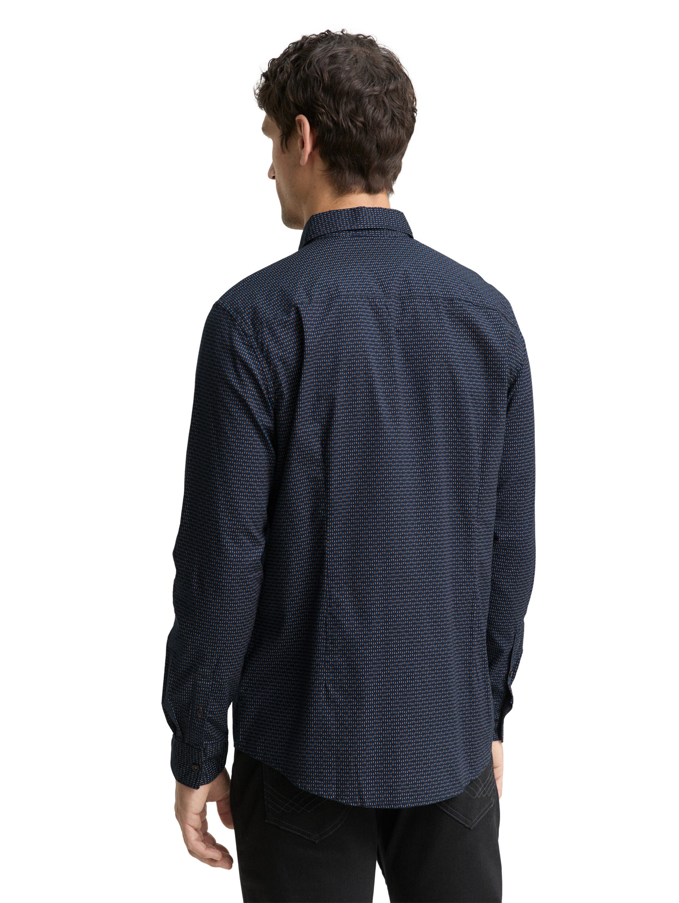 TOM TAILOR Langarmhemd mit Muster günstig online kaufen