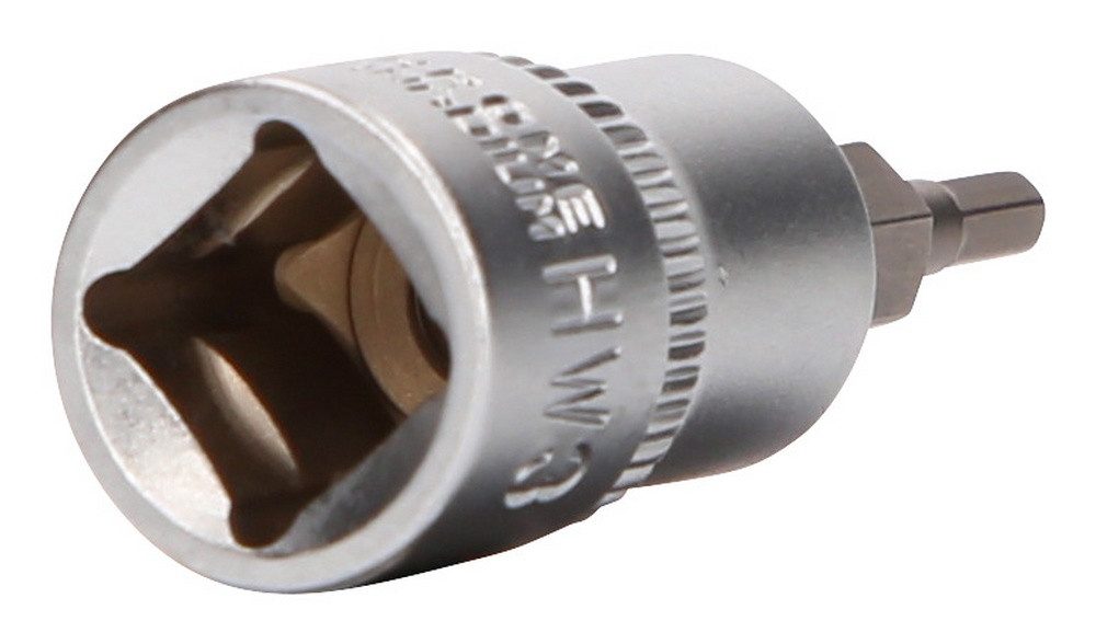 Brilliant Tools Sechskant-Bit, 3/8" Innensechskant Stecknuss, 3 mm