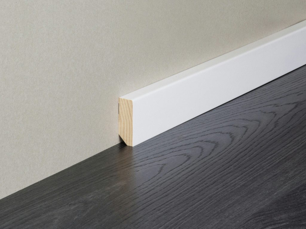 PROFI Sockelleiste Sockelleiste Topline Nadelholzkern Gletcherweiß Dekor, L: 240 cm