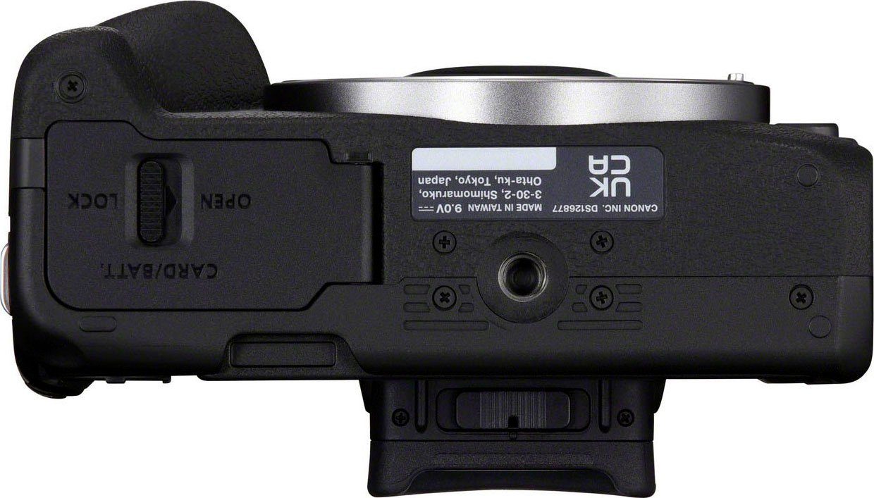 Canon EOS R50 + IS 24,2 Kit F4.5-6.3 MP, Systemkamera RF-S IS) inkl. WLAN, F4.5-6.3 IS (RF-S 18-45mm RF-S 18-45mm Objektiv STM 18-45 STM, Bluetooth