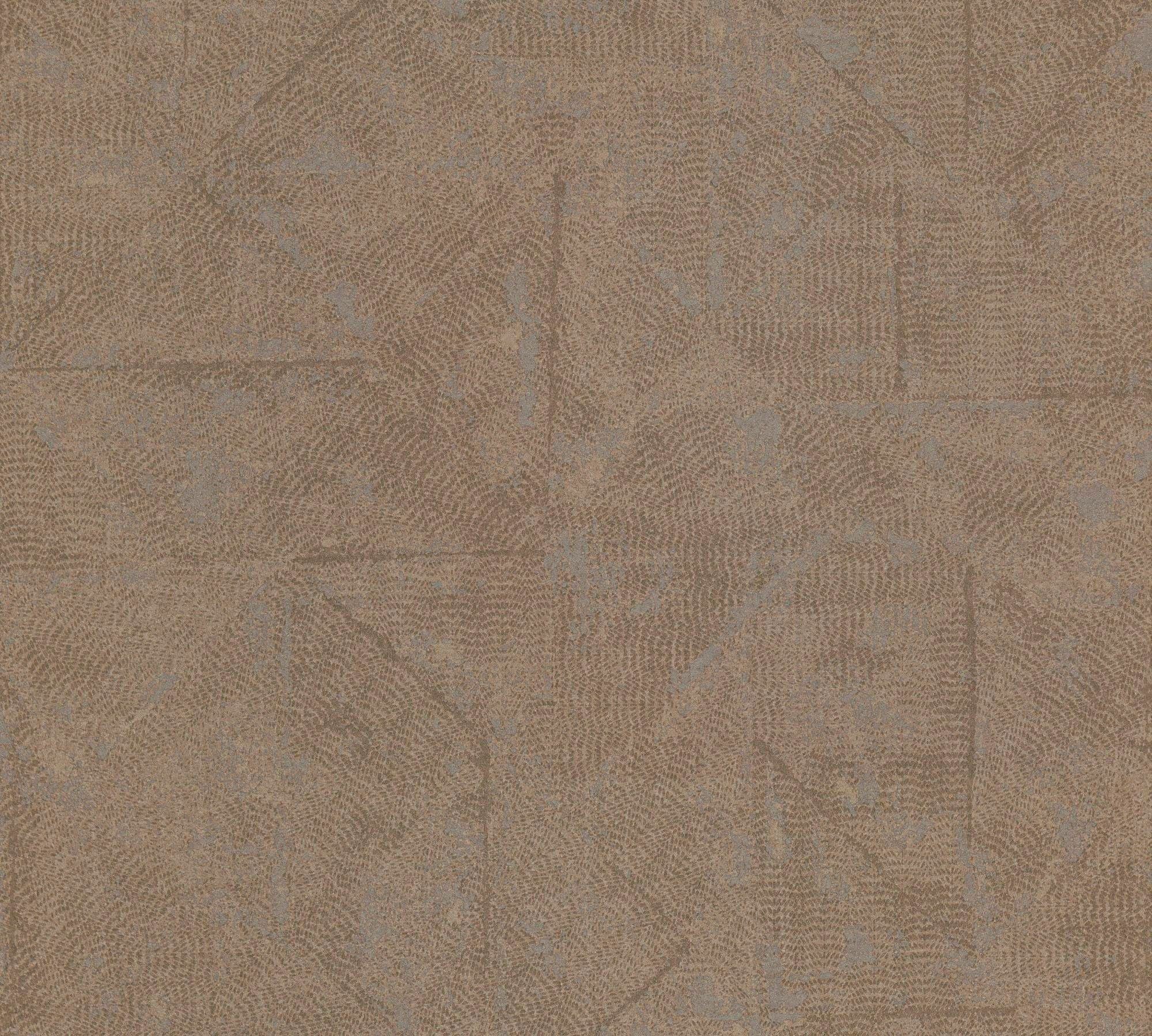 Architects Paper Vliestapete Absolutely Chic, leicht strukturiert, Strukturmuster, gemustert, Motiv, (1 St), Struktur Tapete Design Grafik Vliestapete Metallic Tapeten Wohnzimmer