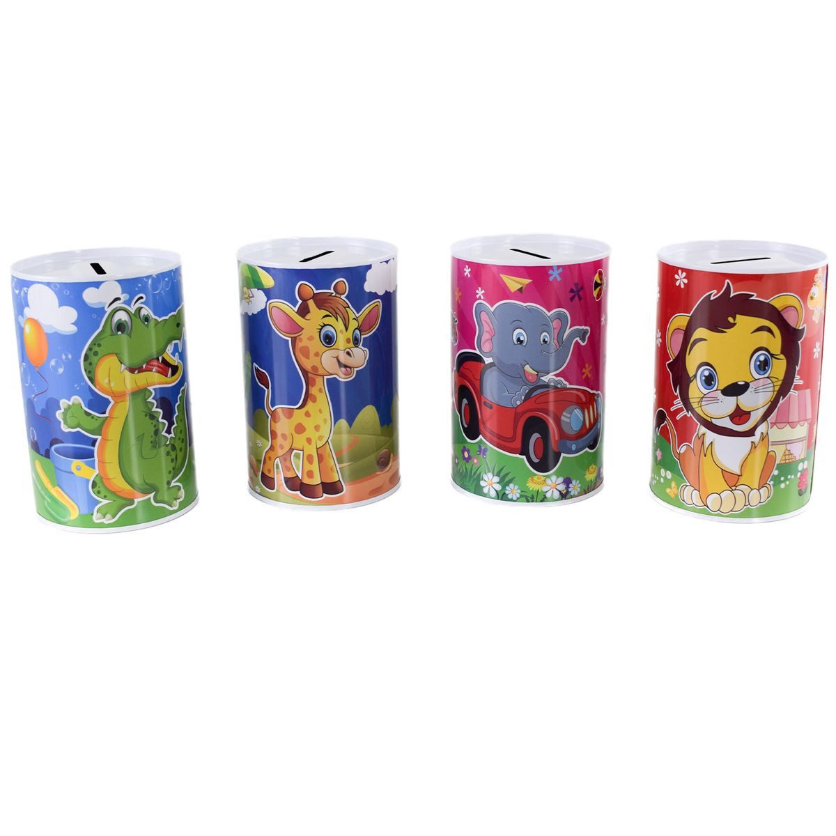 Marabellas Shop Spardose Metall-Spardose für Kinder ohne Öffnung im Tier De günstig online kaufen