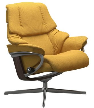 Stressless® Relaxsessel Reno, mit Cross Base, Größe S, M & L, Holzakzent Wenge