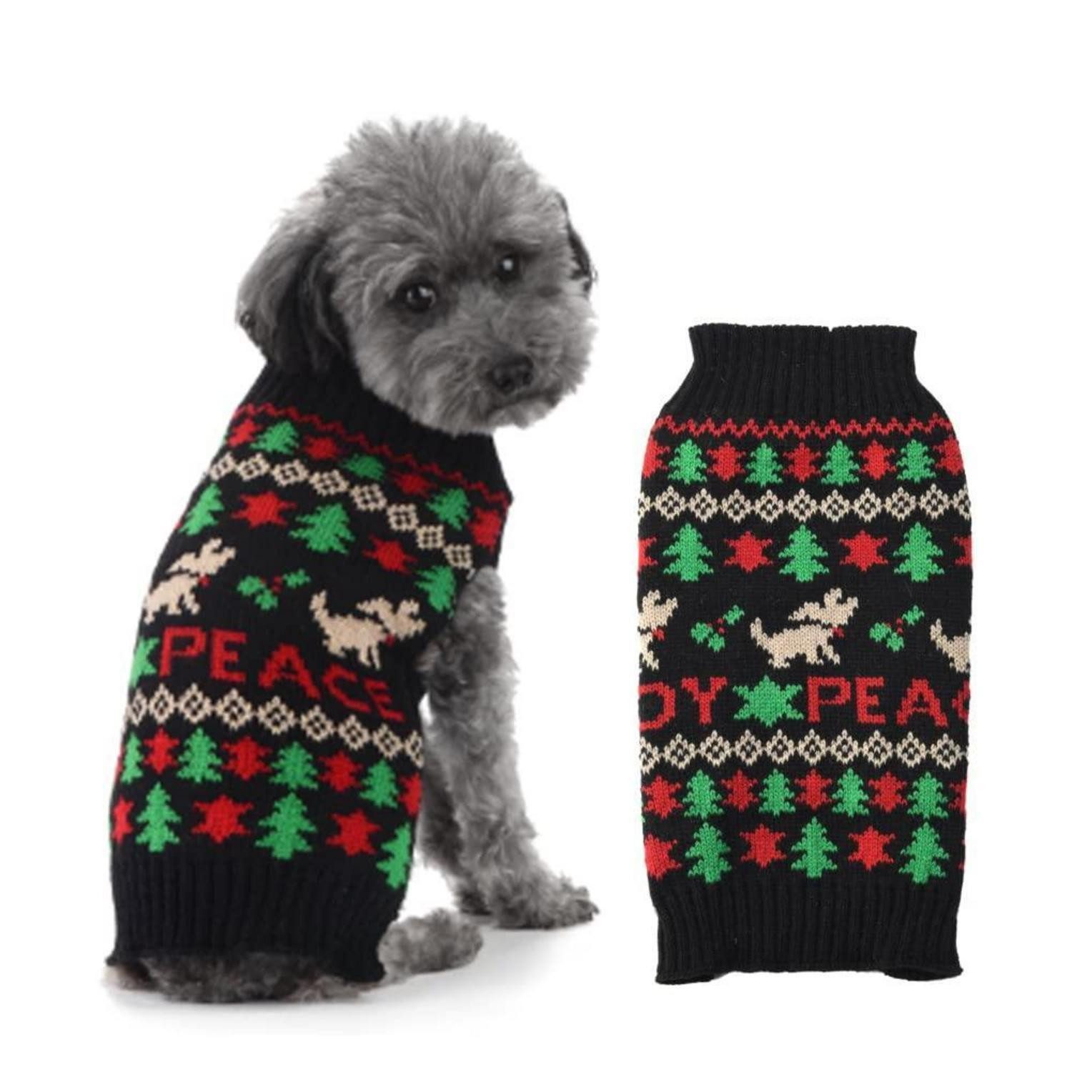 LuxusKollektion Hundepullover Hundepullover Schwarz XS