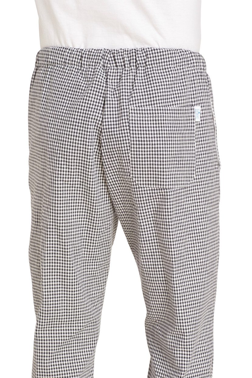 Leiber Arbeitshose Damen Herren Kochhose Schlupfhose Bäckerhose pepita karriert unisex bequeme typische Koch und Bäckerhose
