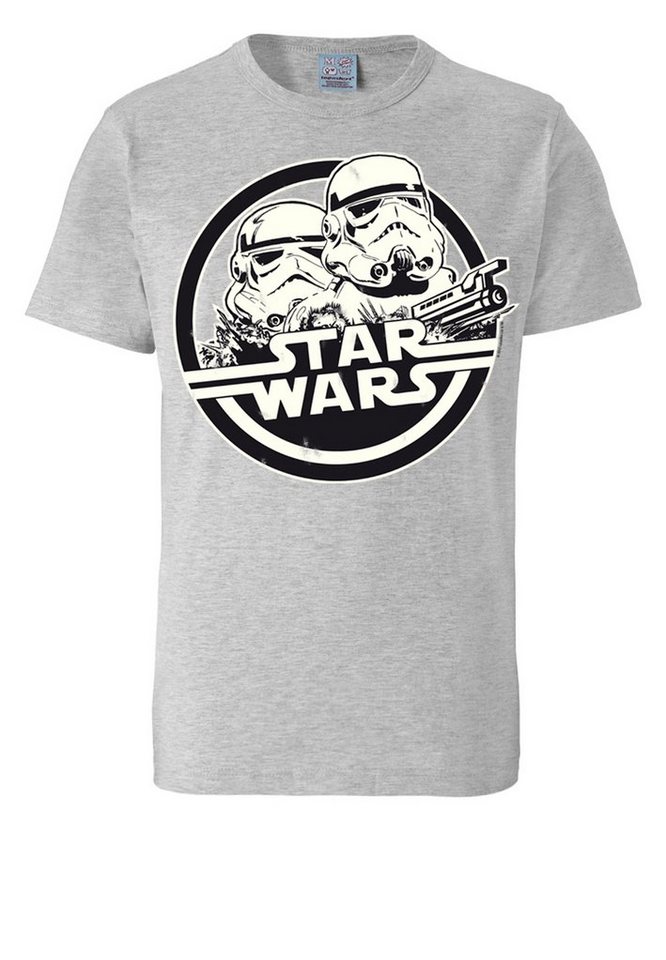 LOGOSHIRT T-Shirt Star Wars - Stormtrooper mit lizenziertem Print