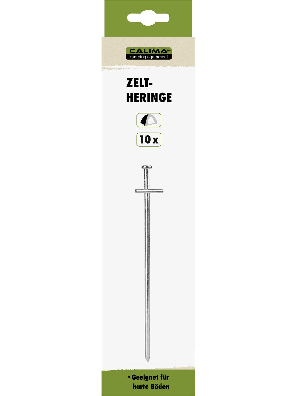 CALIMA Zelthering Calima Zelthering für harte Böden 10 Stück