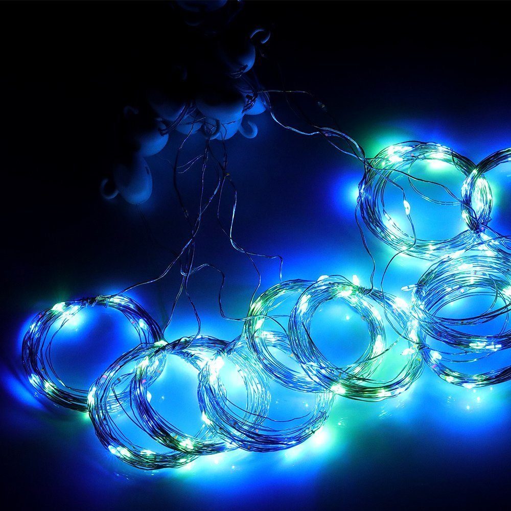 LED mit Bunt Lichterkettenvorhang LEDs x Lichtmodelle 300 String Lichterketten, LED-Lichterkette Light, 8 iscooter 3m, Lichtervorhang Vorhanglichter USB 3m USB