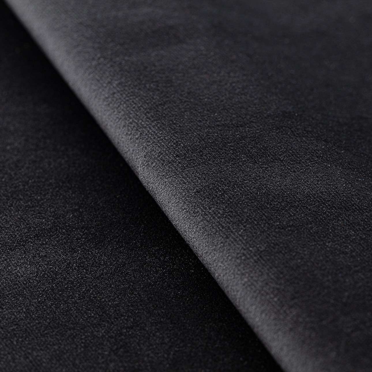 Uni | Kissenbezüge Dekoria Kinga rechteckig, Velvet, schwarz