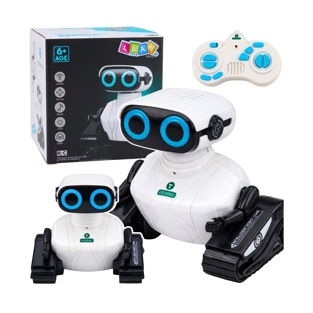 Wisam RC-Auto Intelligenter ferngesteuerter Roboter auf Ketten – RC tanzt