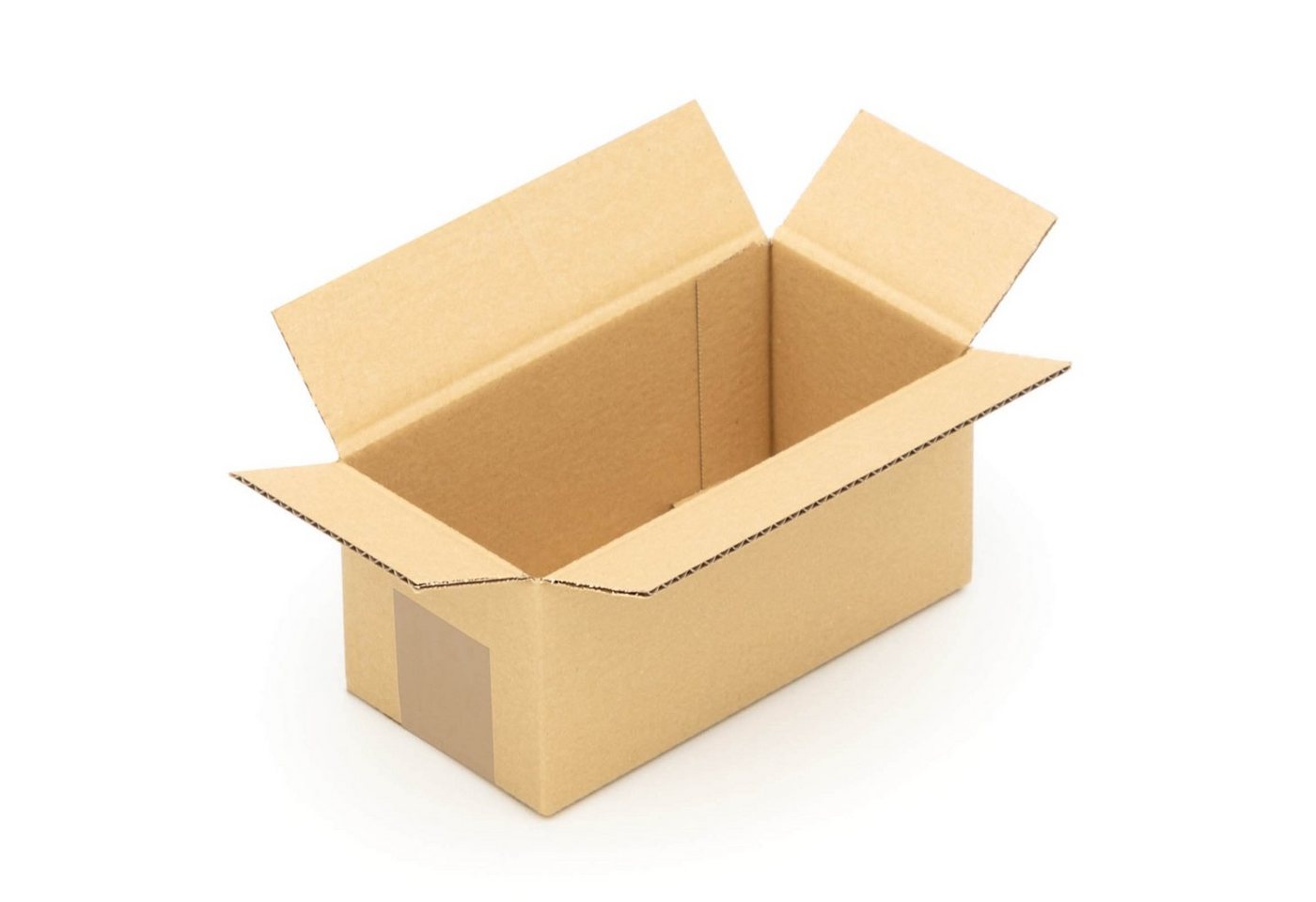 Thumbnail - KK Verpackungen Versandkarton, Faltkartons 200 x 100 x 100 mm Postversand Warenversand Wellpappkarton