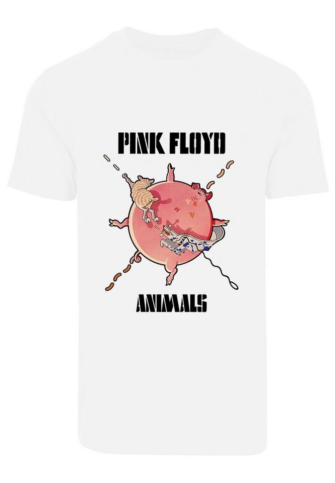 F4NT4STIC T-Shirt Pink Floyd Fat Pig - Premium Rock Metal Musik Fan Merch  Herren,Premium Merch,Regular-Fit,Basic,Bandshirt