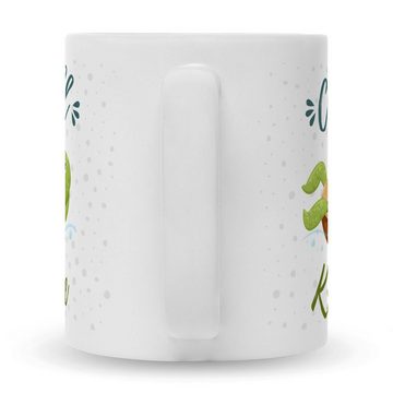 GRAVURZEILE Tasse mit Spruch - Chillkröte, Keramik, Farbe: Weiß