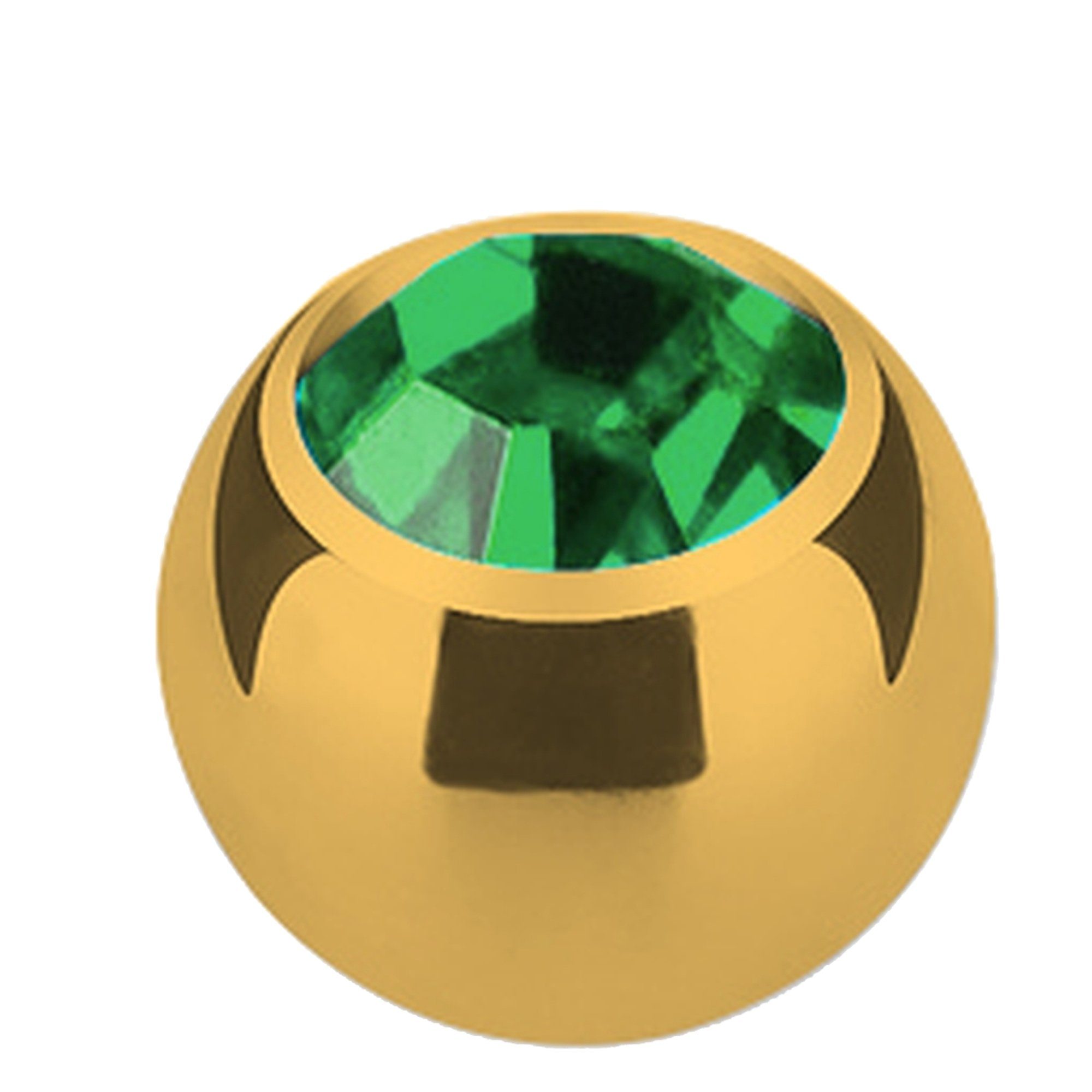 Taffstyle Piercing-Set Piercing Ersatz Schraubkugel Gold günstig online kaufen